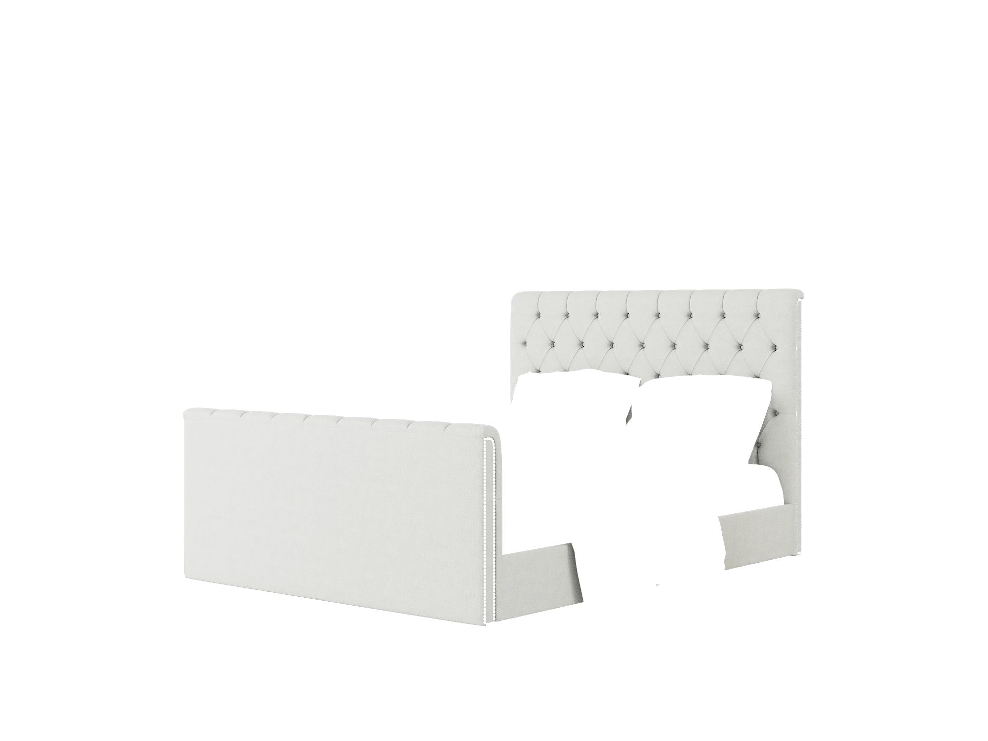 Sophia Dawson Platinum Bed Queen Room Texture