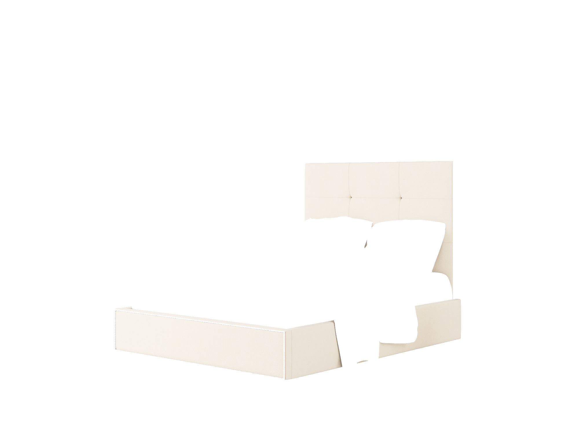 Talia Bella Buckwheat Bed Queen Room Texture