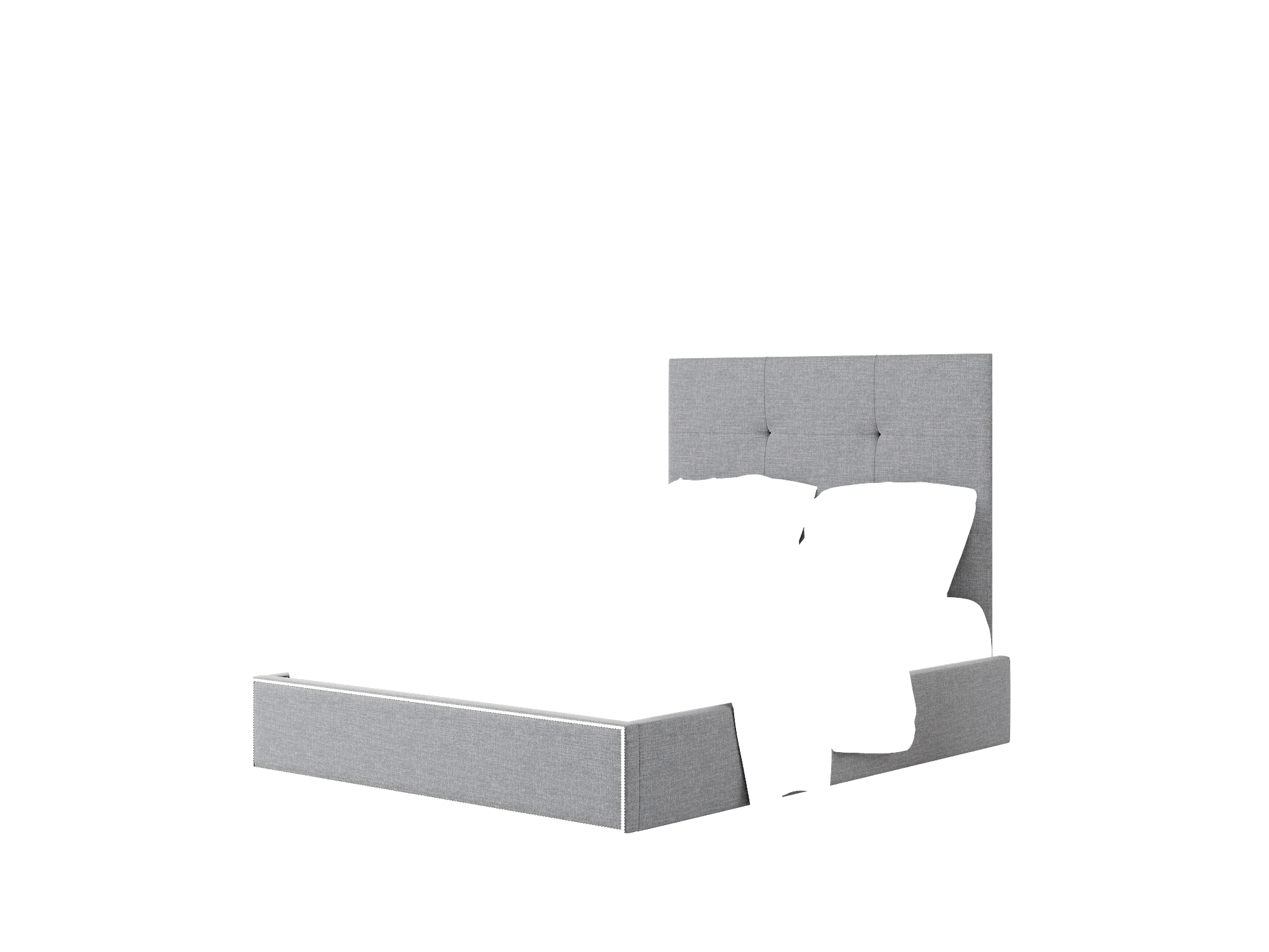 Talia Lana Onyx Bed Queen Room Texture