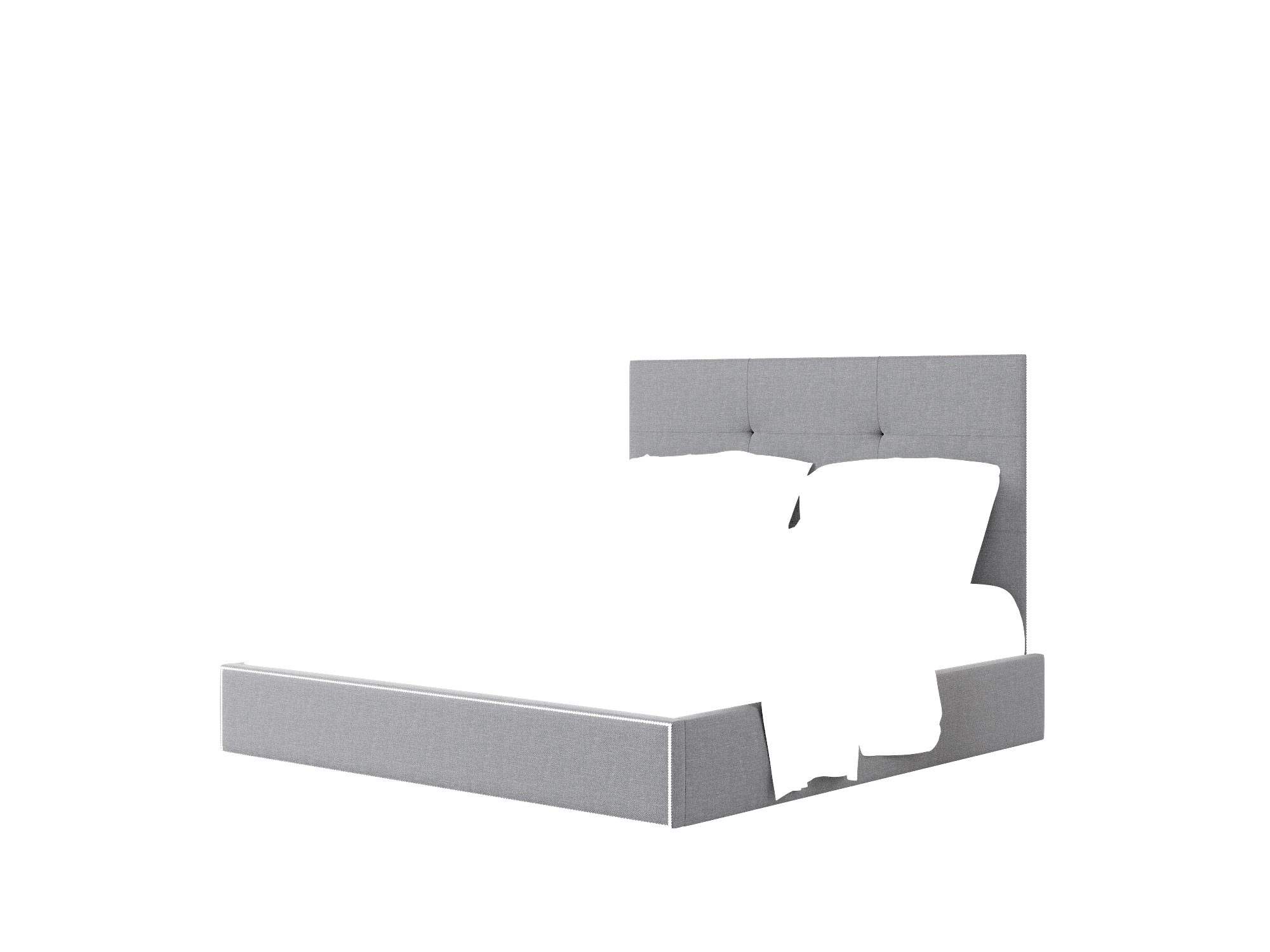 Talia Notion Graphite Bed King Room Texture