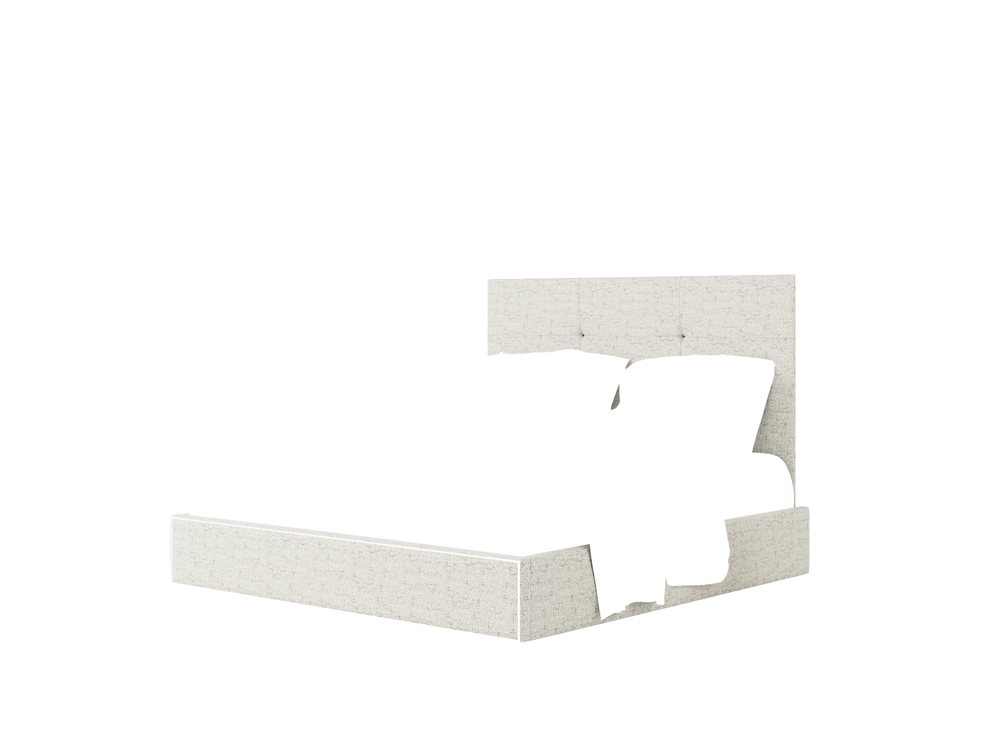 Talia Prime Gravel Bed King Room Texture