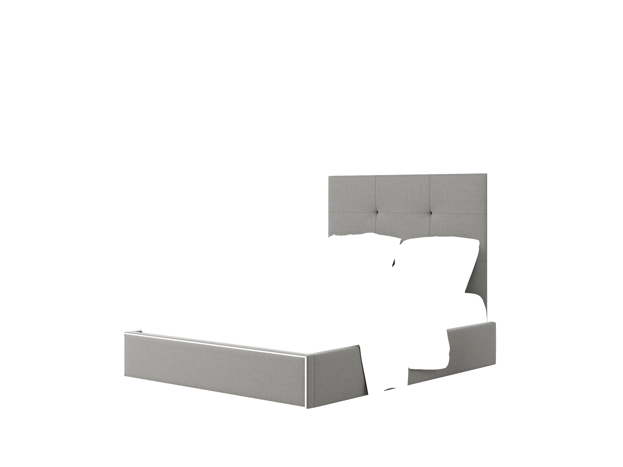 Talia Rocket Charcoal Bed Queen Room Texture