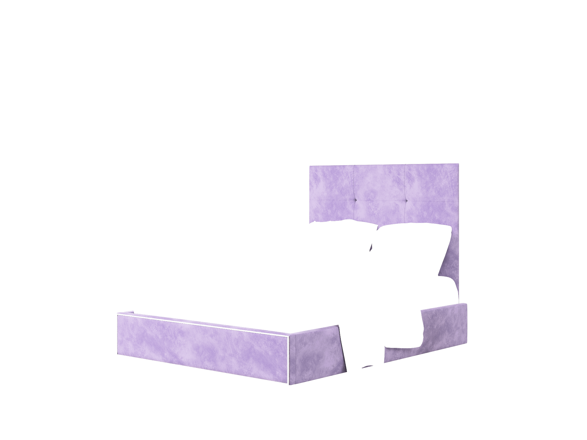 Talia Royale Lavender Bed Queen Room Texture