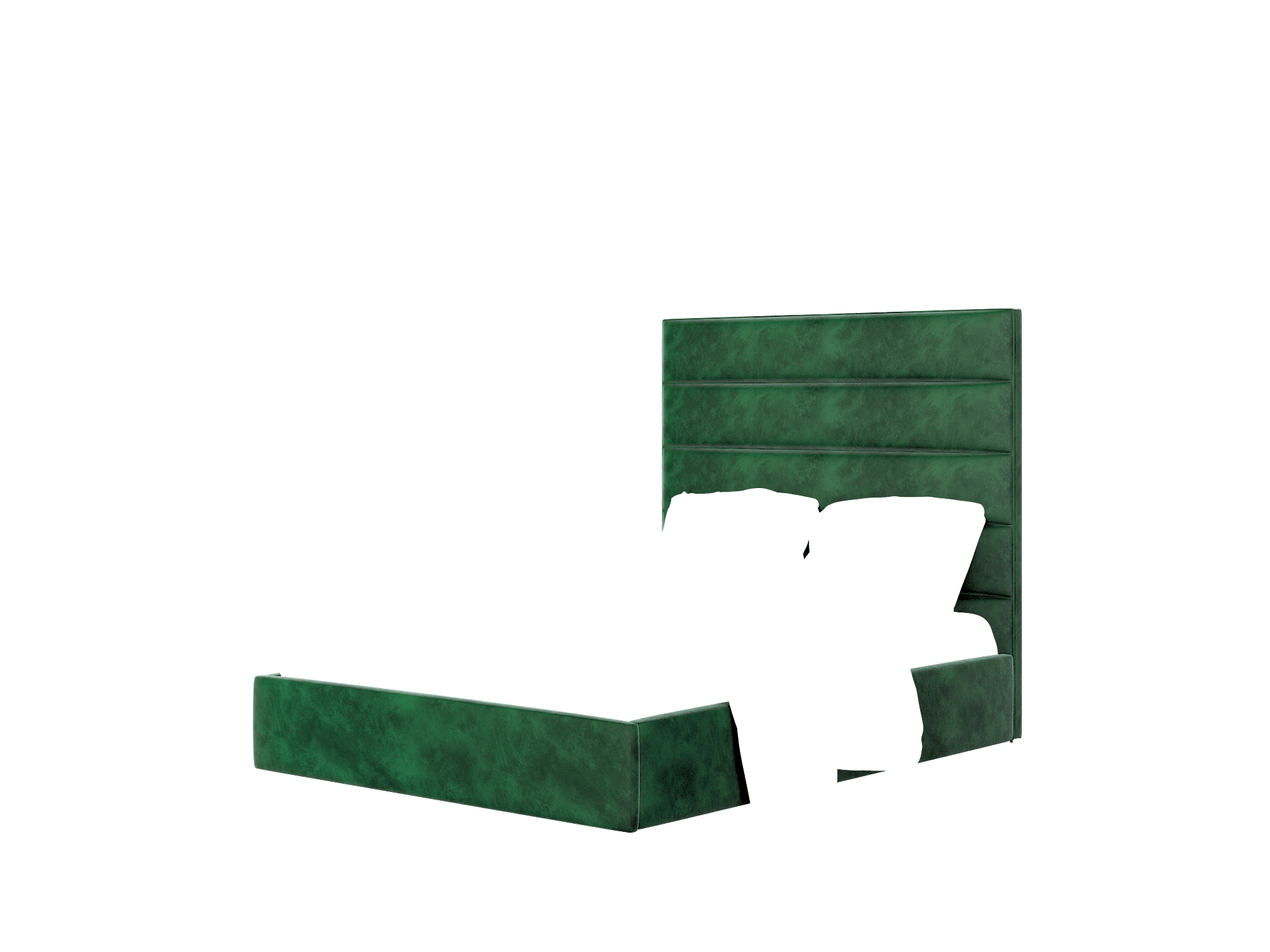 Vida Royale Evergreen Bed Queen Room Texture