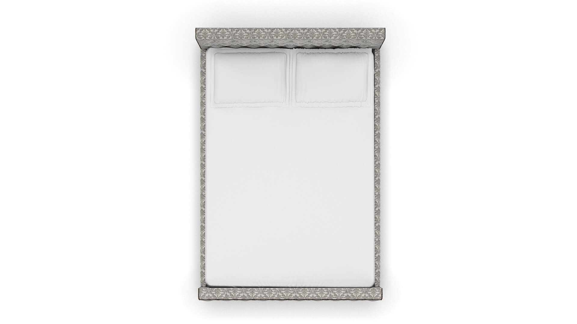 Aida Bergamo Dove Bed Queen Top