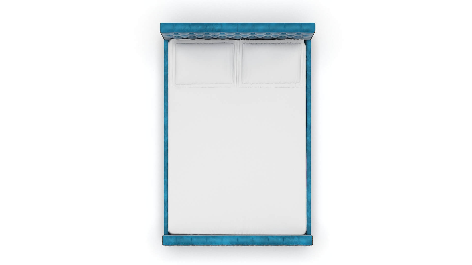 Aida Buzz Teal Bed Queen Top