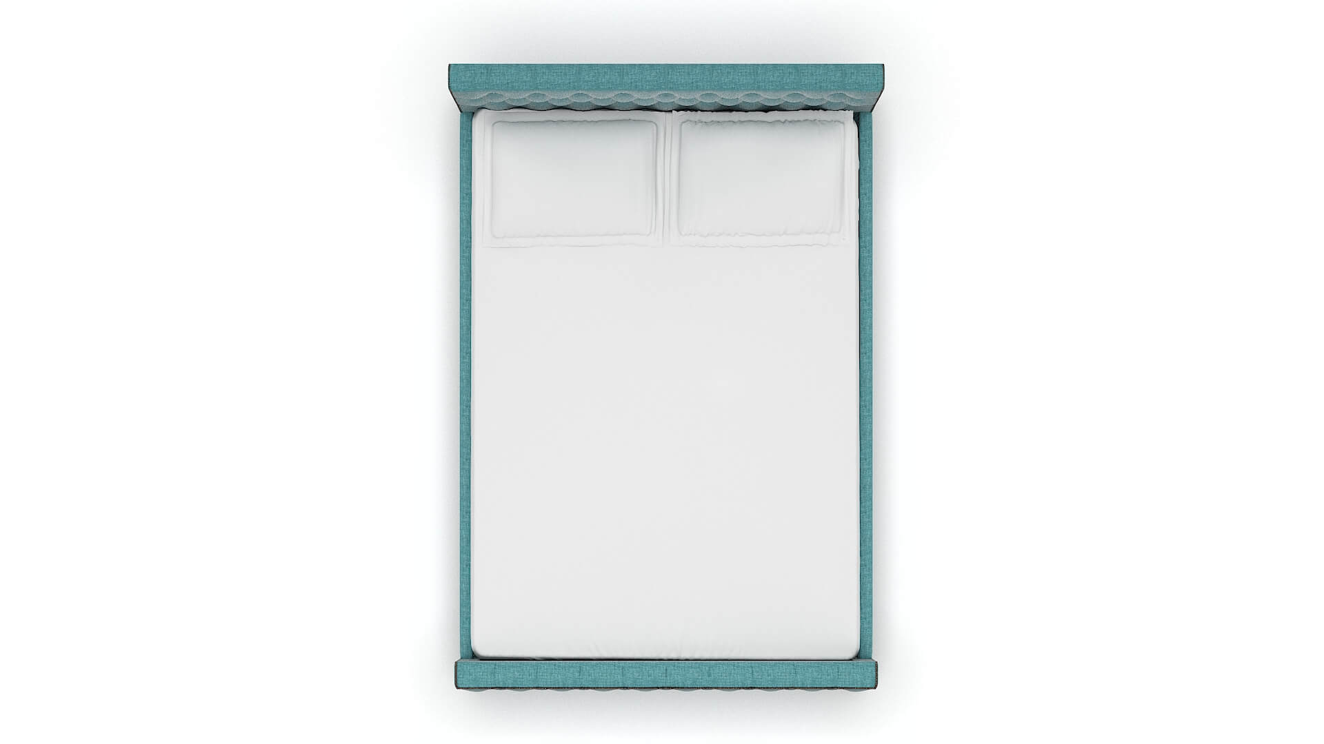 Aida Keylargo Teal Bed Queen Top