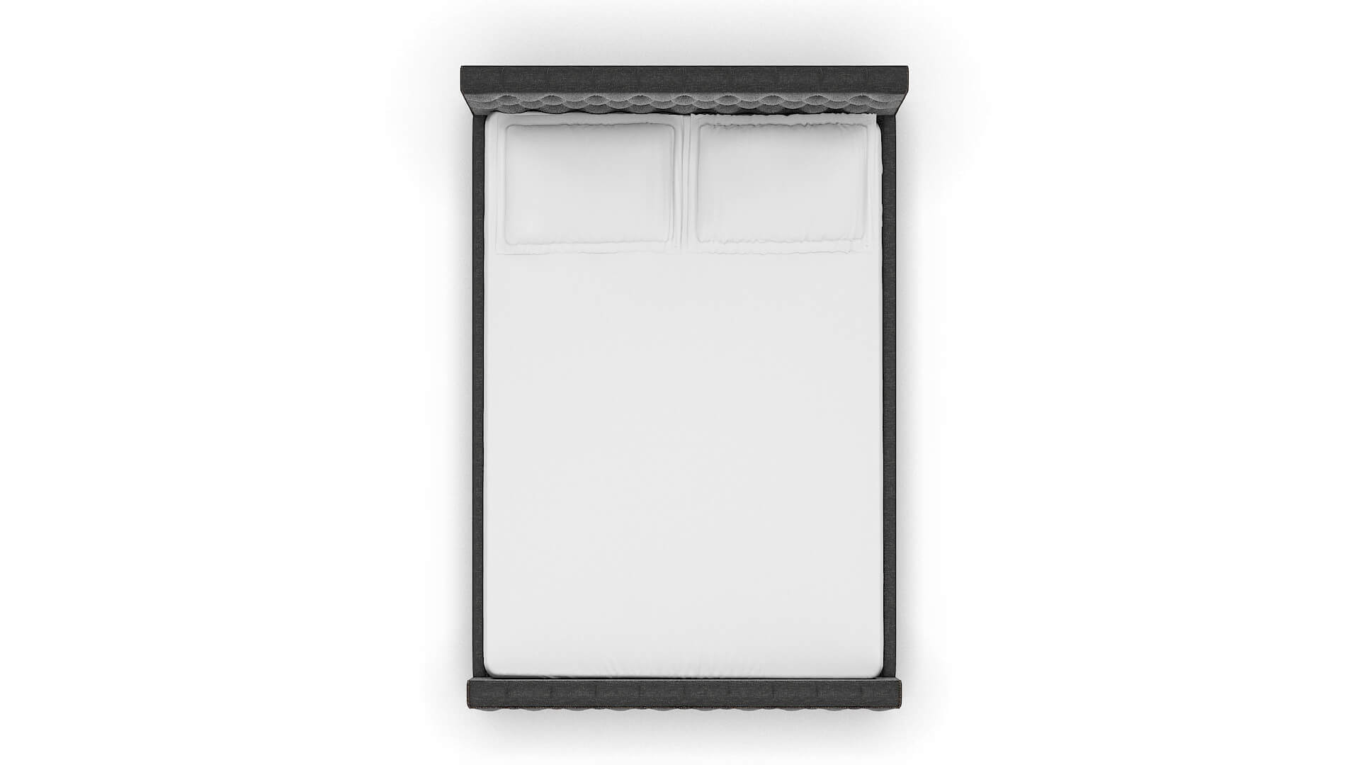 Aida Phoenix Charcoal Bed Queen Top