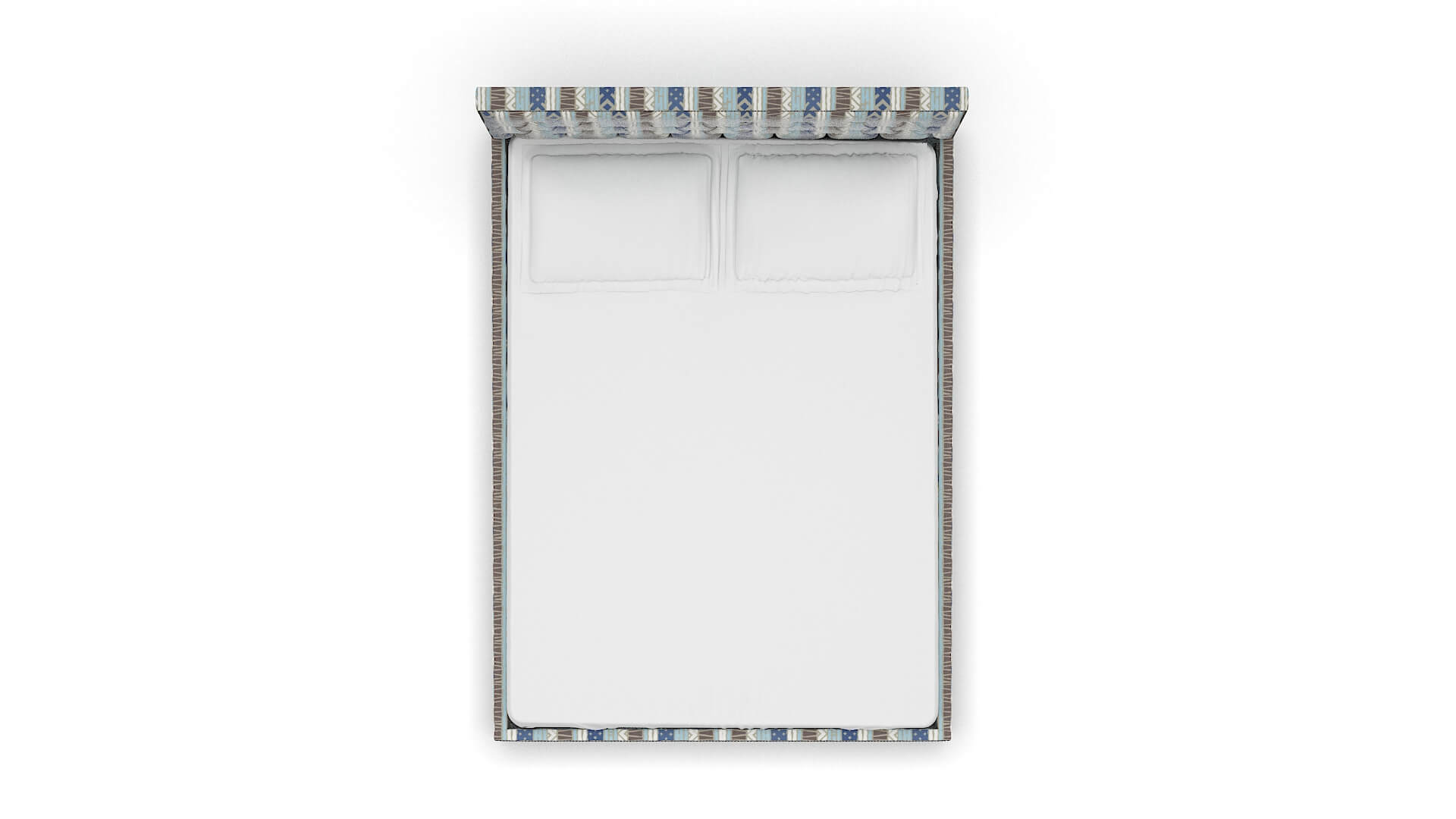 Bellezza Bodhi Indigo Bed Queen Top