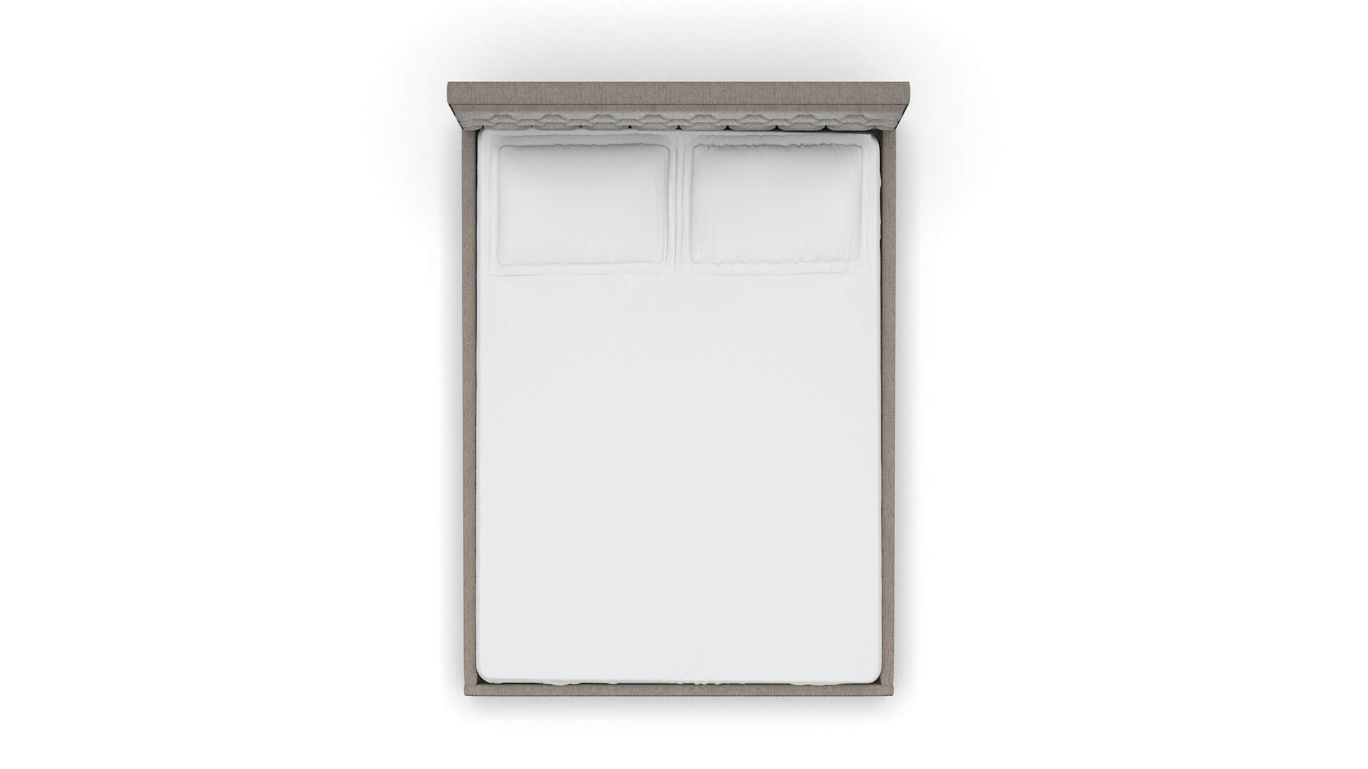 Bellezza Cosmo Taupe Bed Queen Top