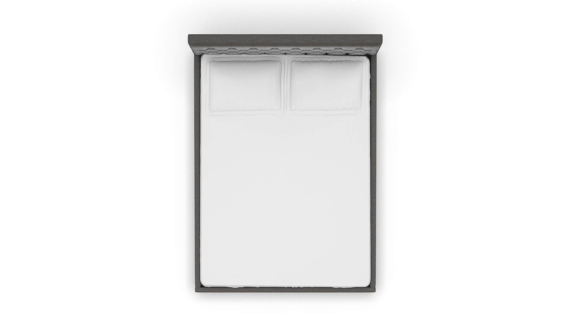 Bellezza Oscar Grey Bed Queen Top