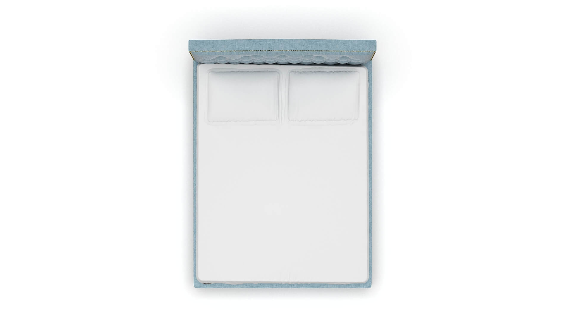 Bijou Atlas Turquoise Bed Queen Top