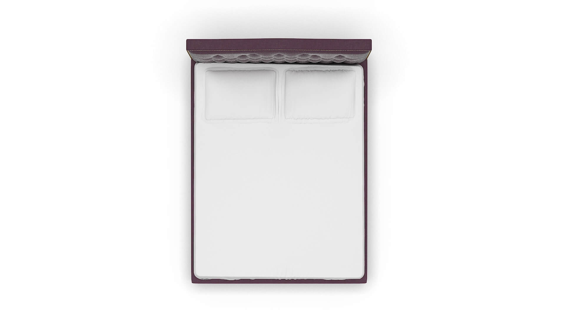 Bijou Bella Aubergine Bed Queen Top