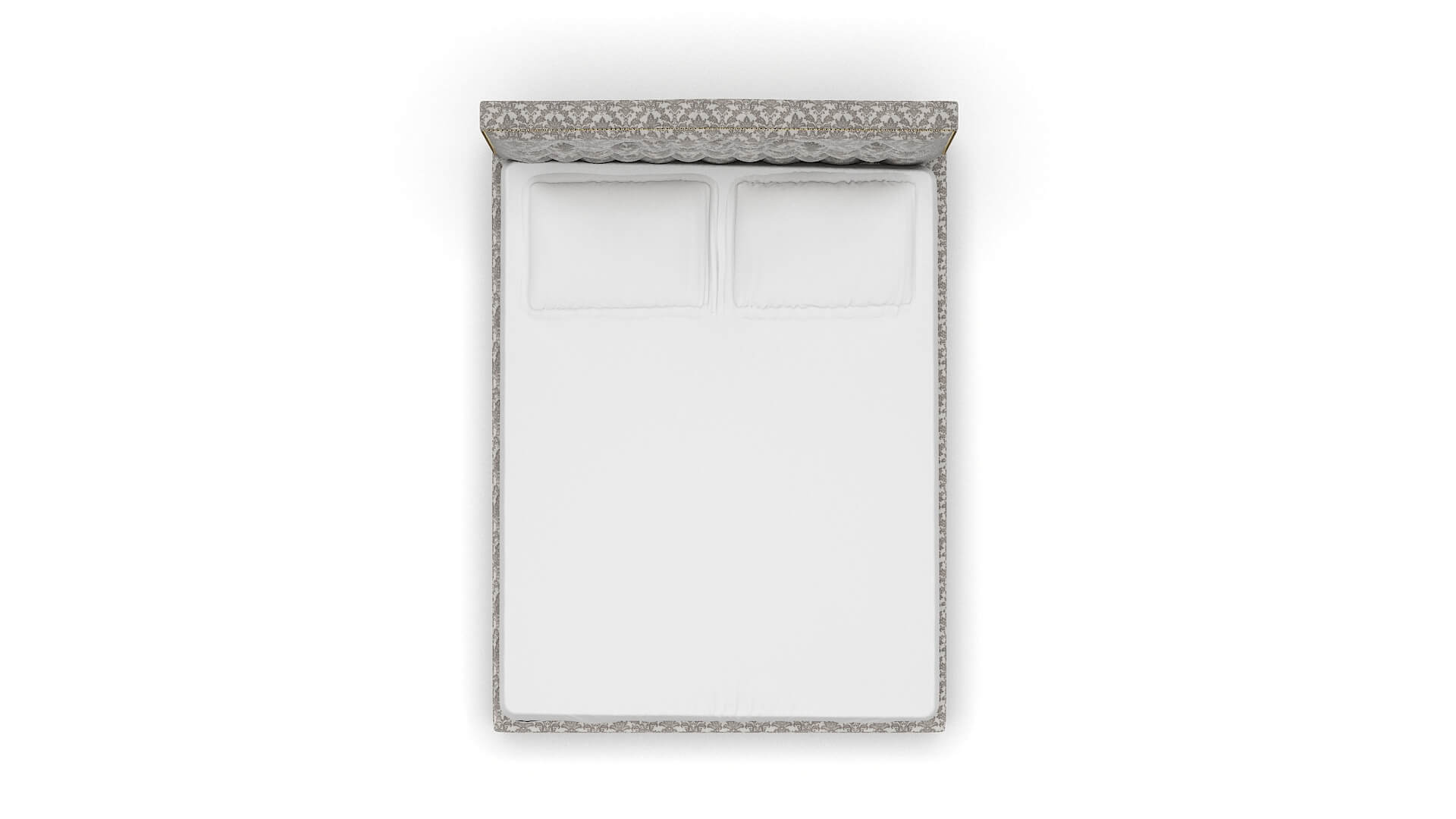 Bijou Bergamo Dove Bed Queen Top