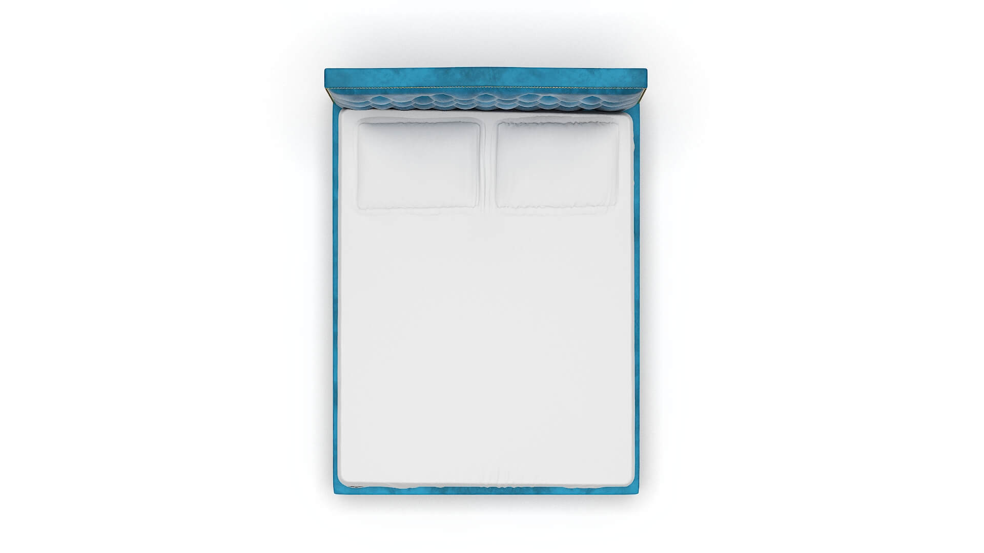 Bijou Buzz Teal Bed Queen Top