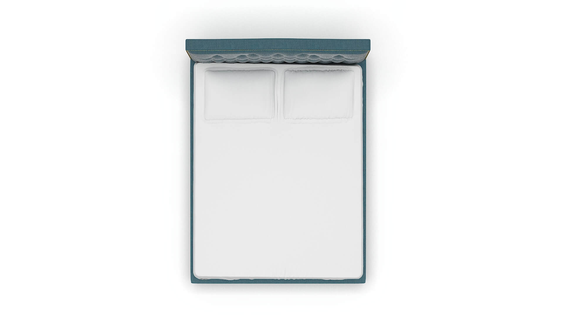 Bijou Cosmo Teal Bed Queen Top