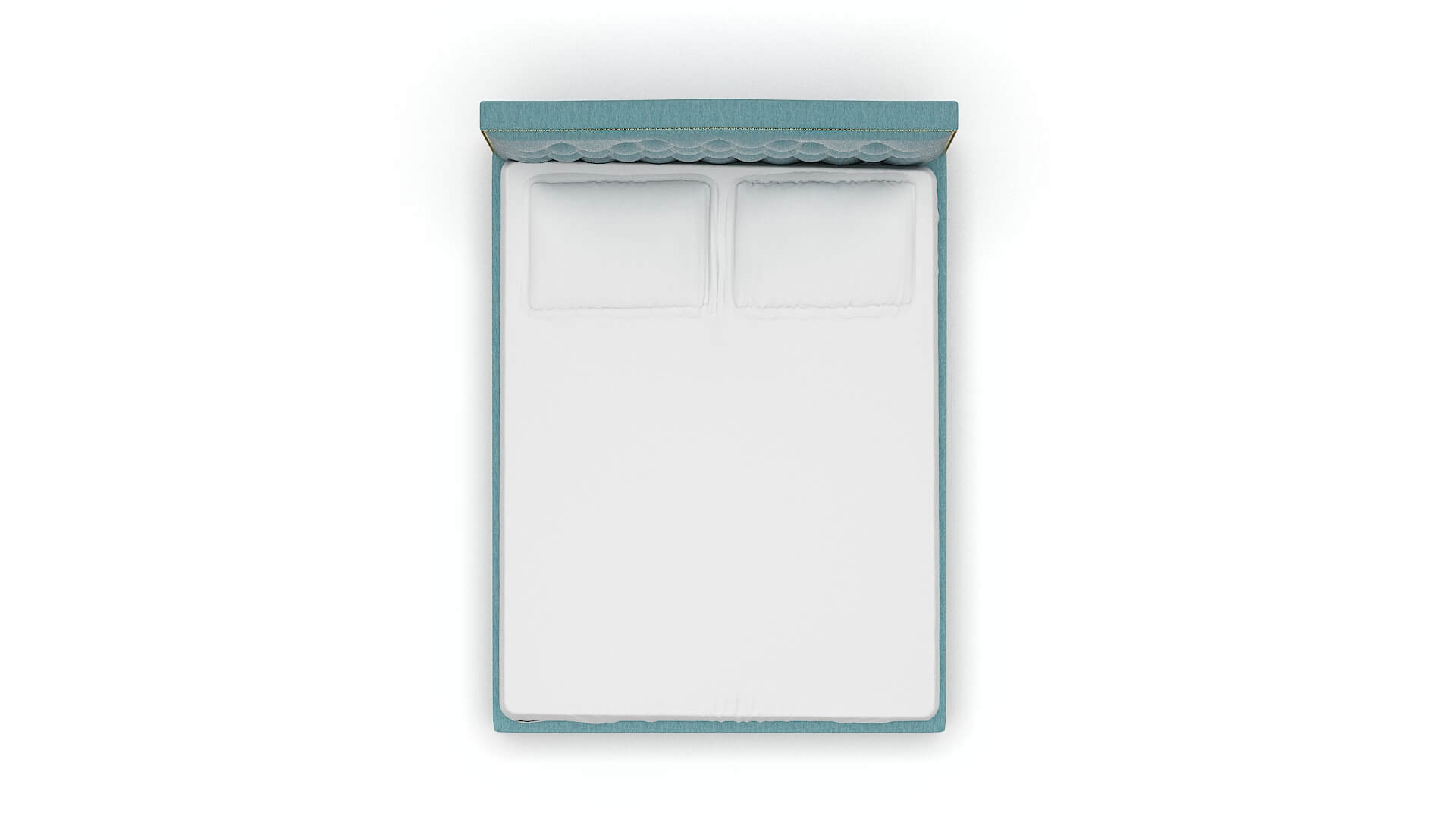 Bijou Cosmo Turquoise Bed Queen Top