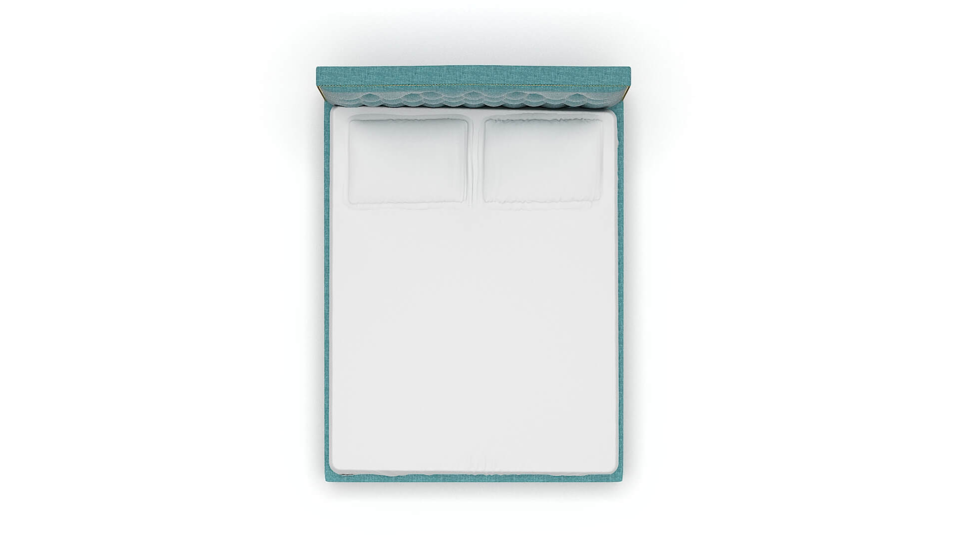 Bijou Keylargo Teal Bed Queen Top