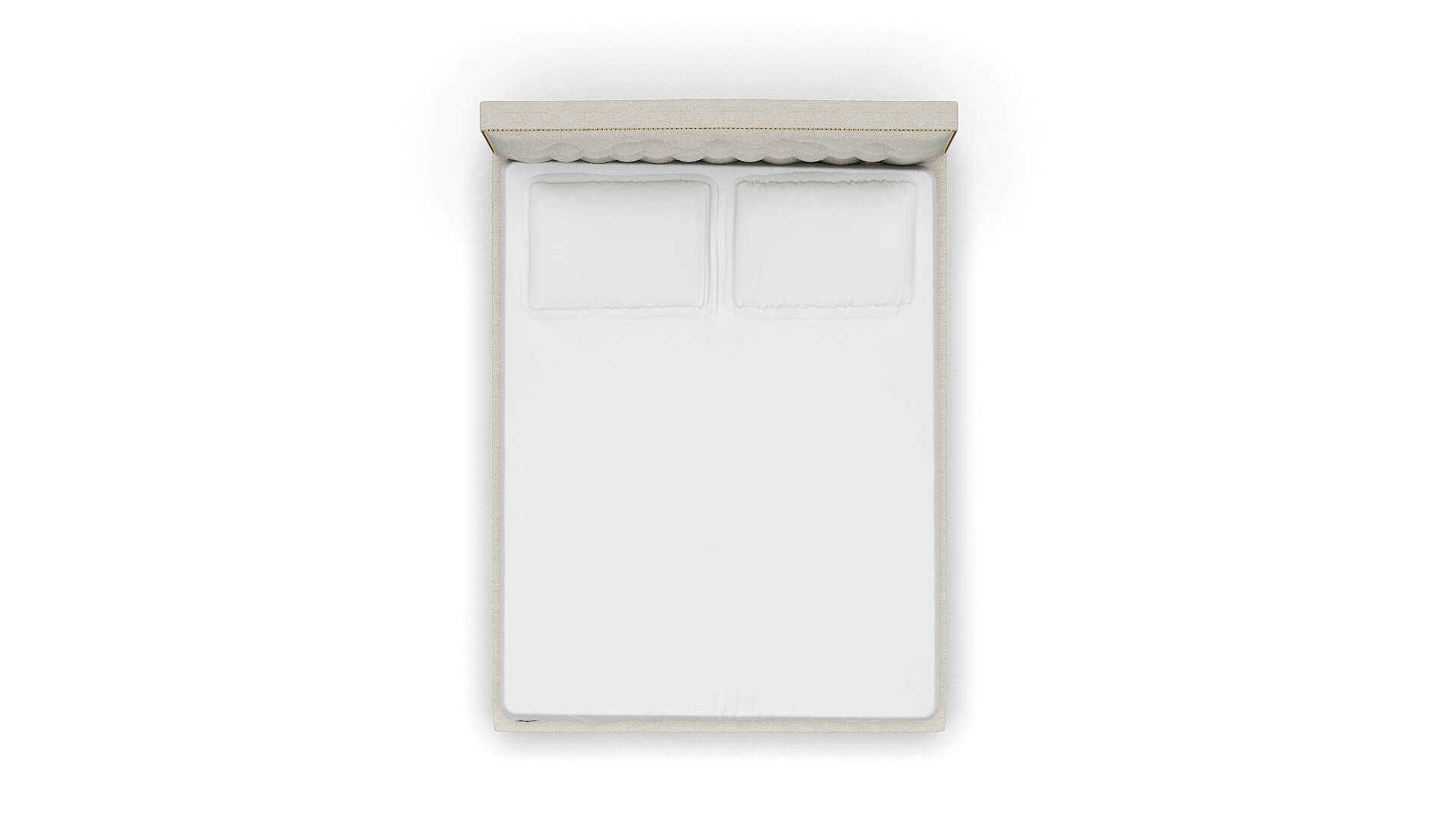 Bijou Venus Cream Bed Queen Top