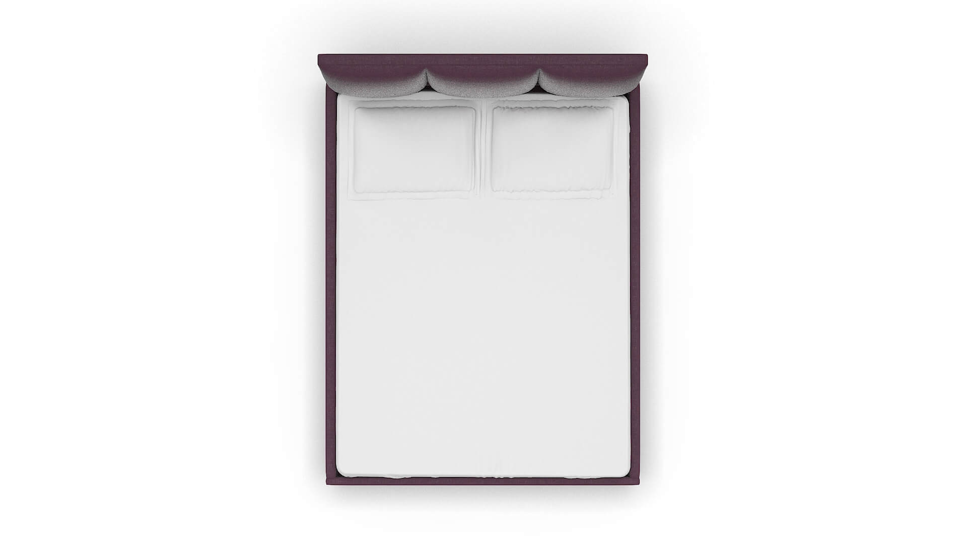 Celine Bella Aubergine Bed Queen Top