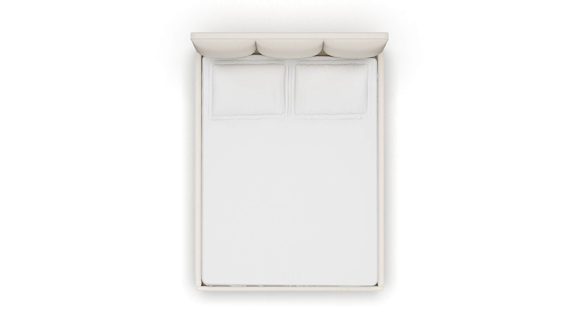 Celine Blanche Milky Bed Queen Top