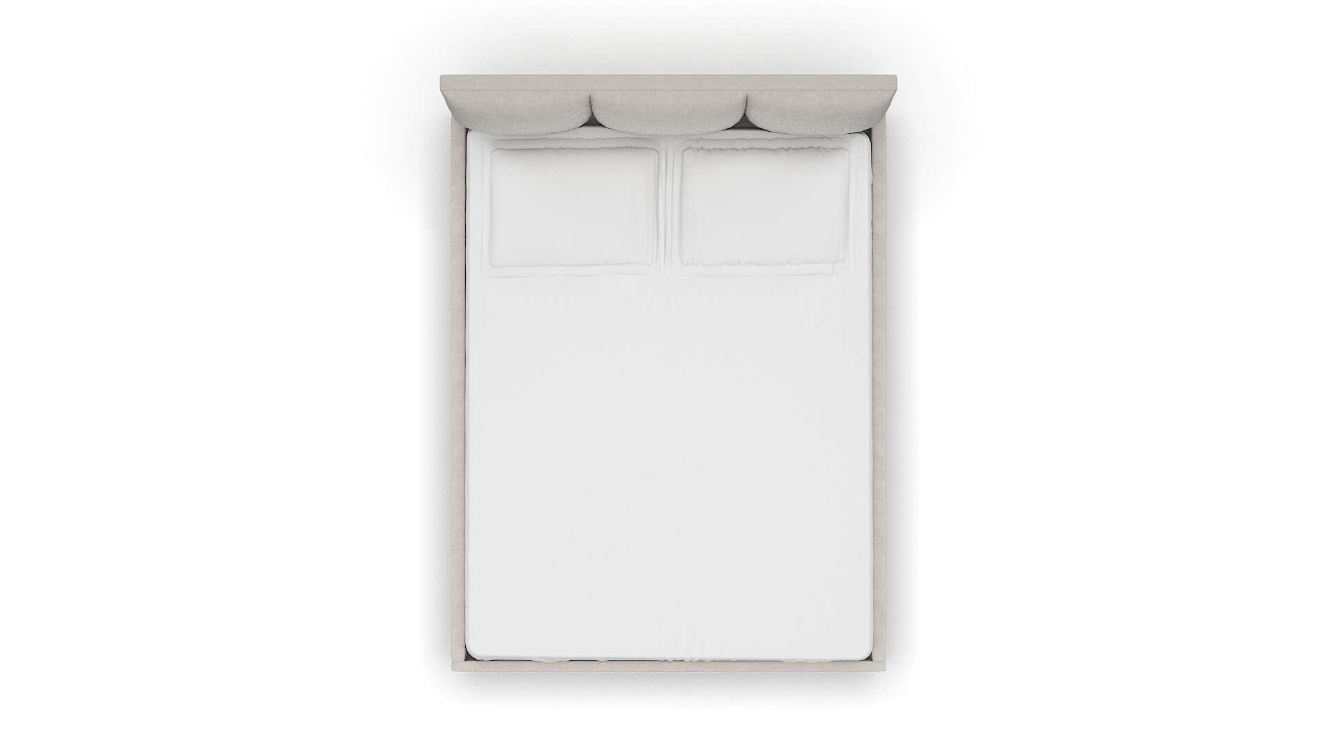 Celine Suave Dove Bed Queen Top