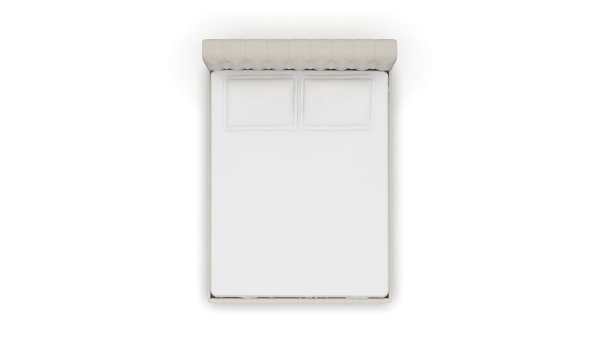 Decima Bungalow Ivory Bed Queen Top