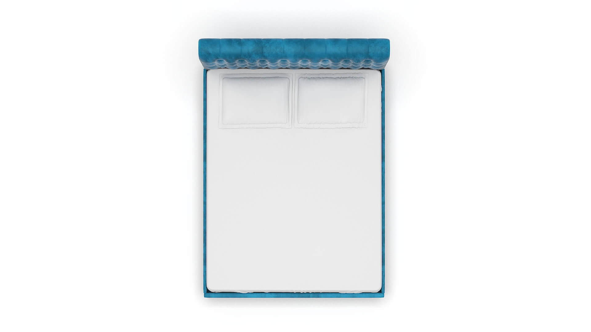 Decima Buzz Teal Bed Queen Top