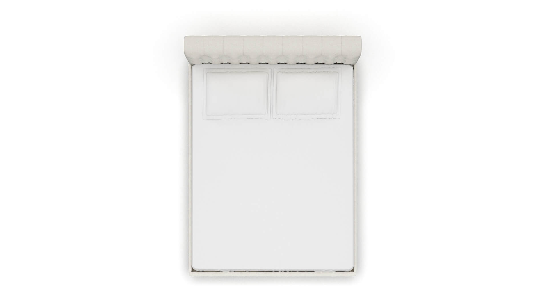 Decima Catalina Ivory Bed Queen Top