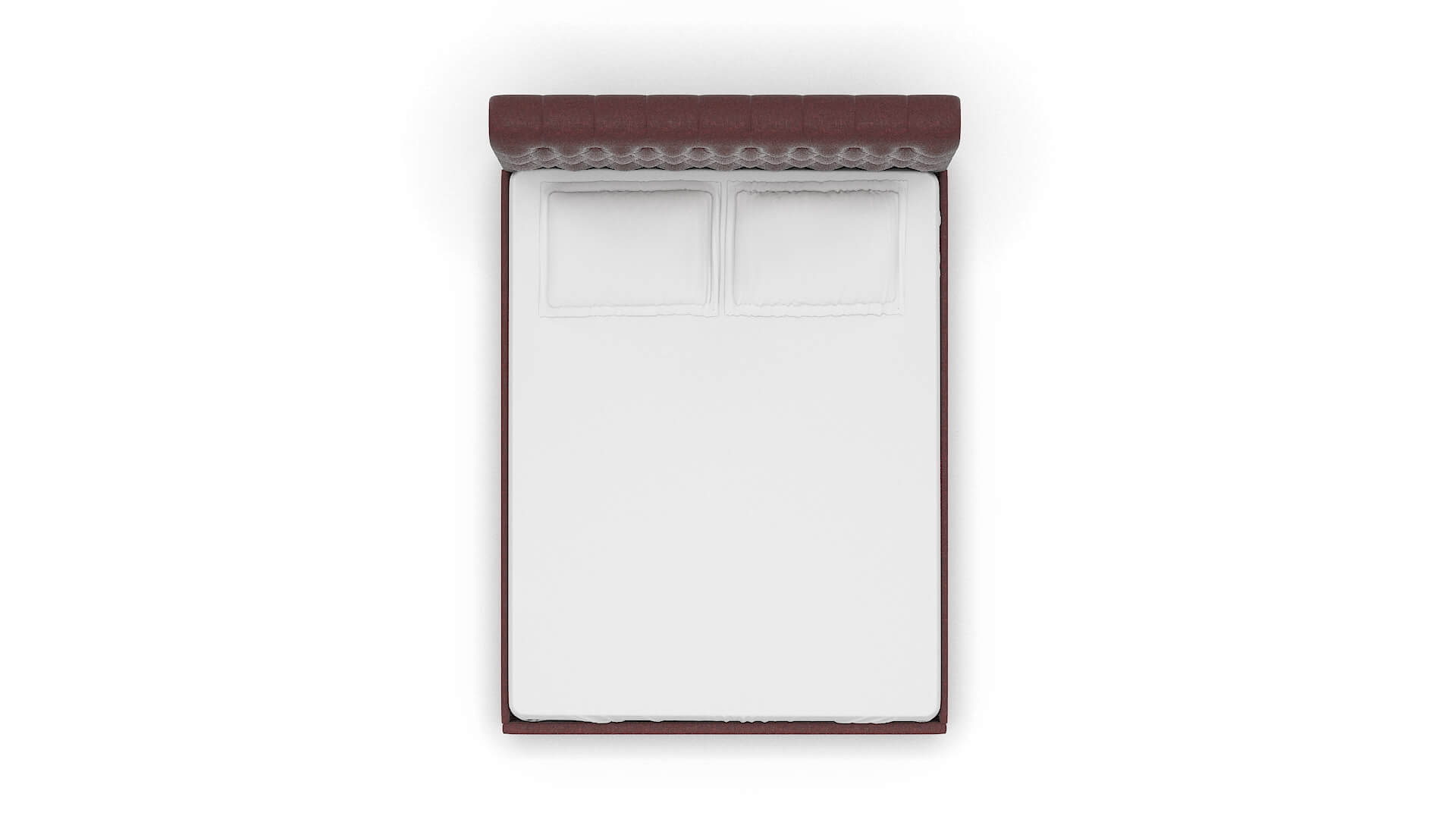 Decima Derby Berry Bed Queen Top