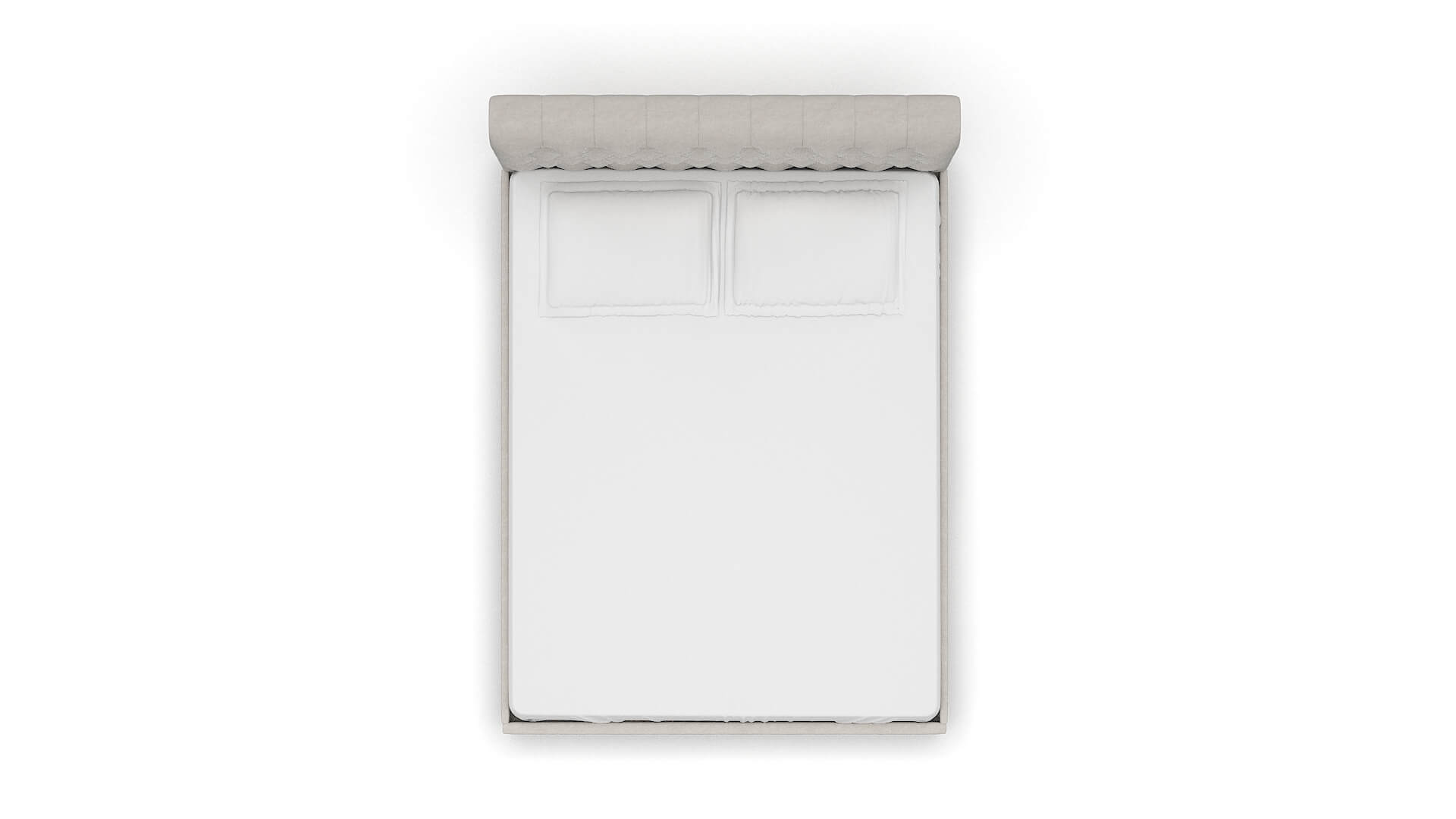 Decima Suave Dove Bed Queen Top