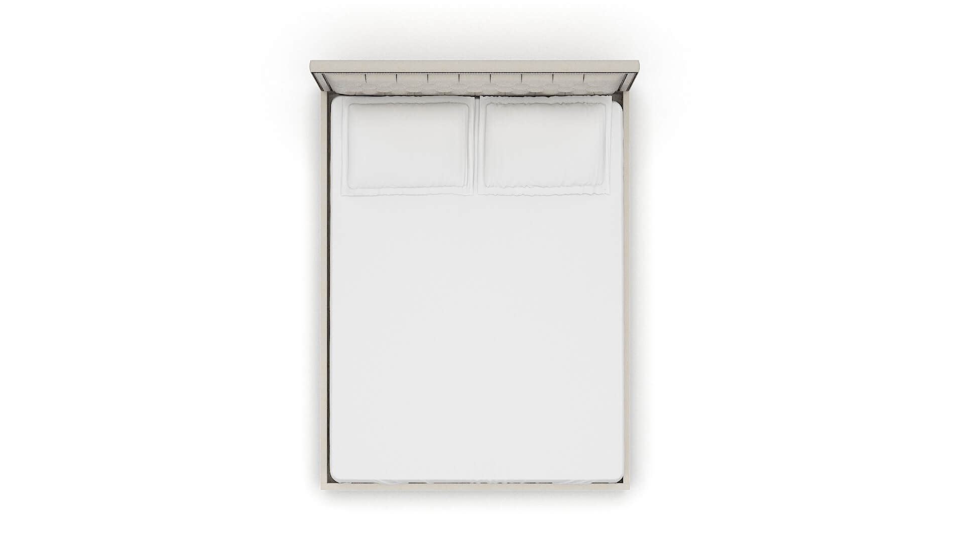 Heidi Bungalow Ivory Bed Queen Top