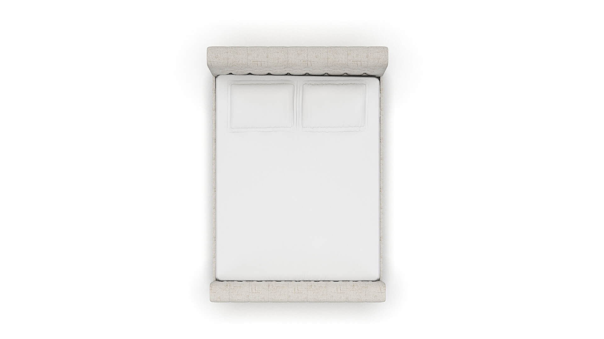 Kaila Derby Taupe Bed Queen Top