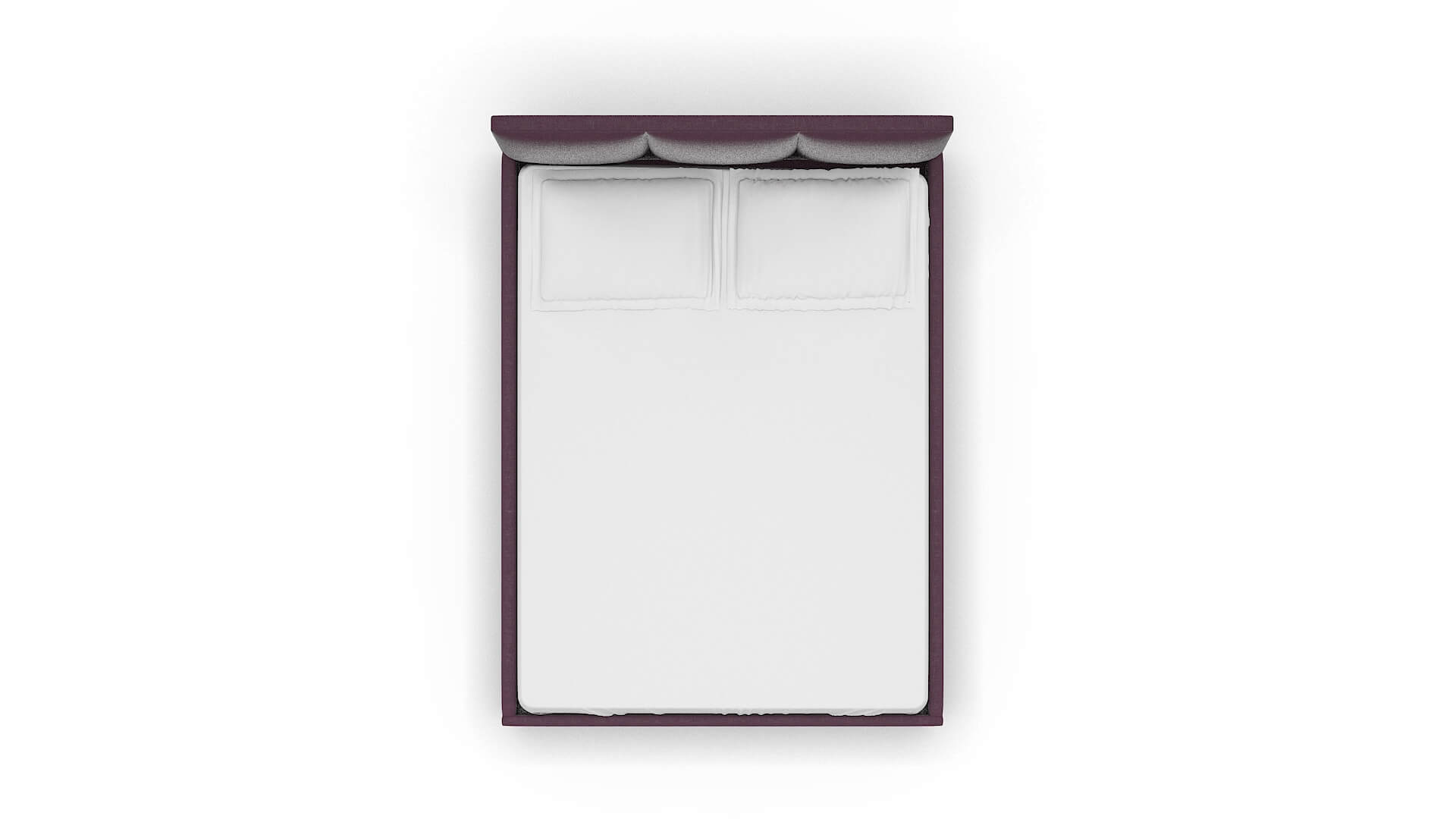 Mia Bella Aubergine Bed Queen Top