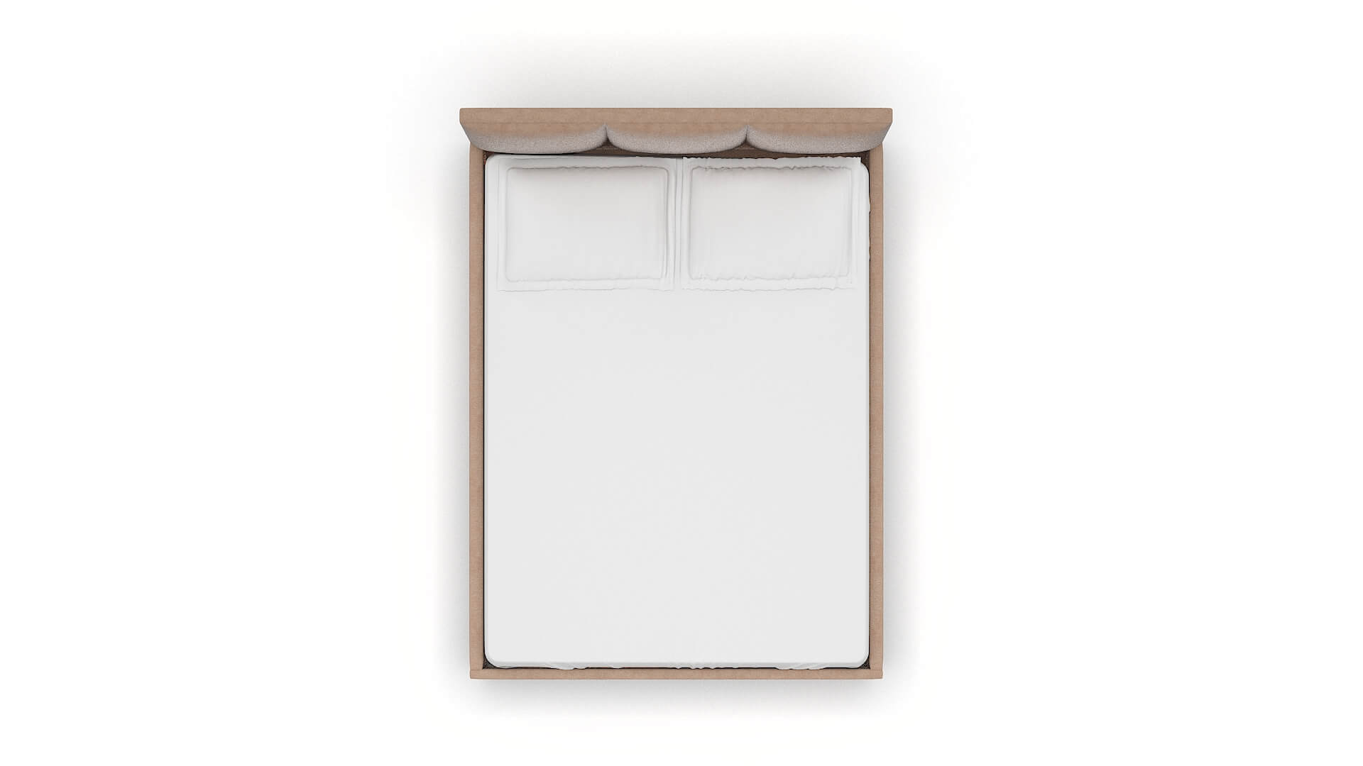 Mia Bella Cocoa Bed Queen Top