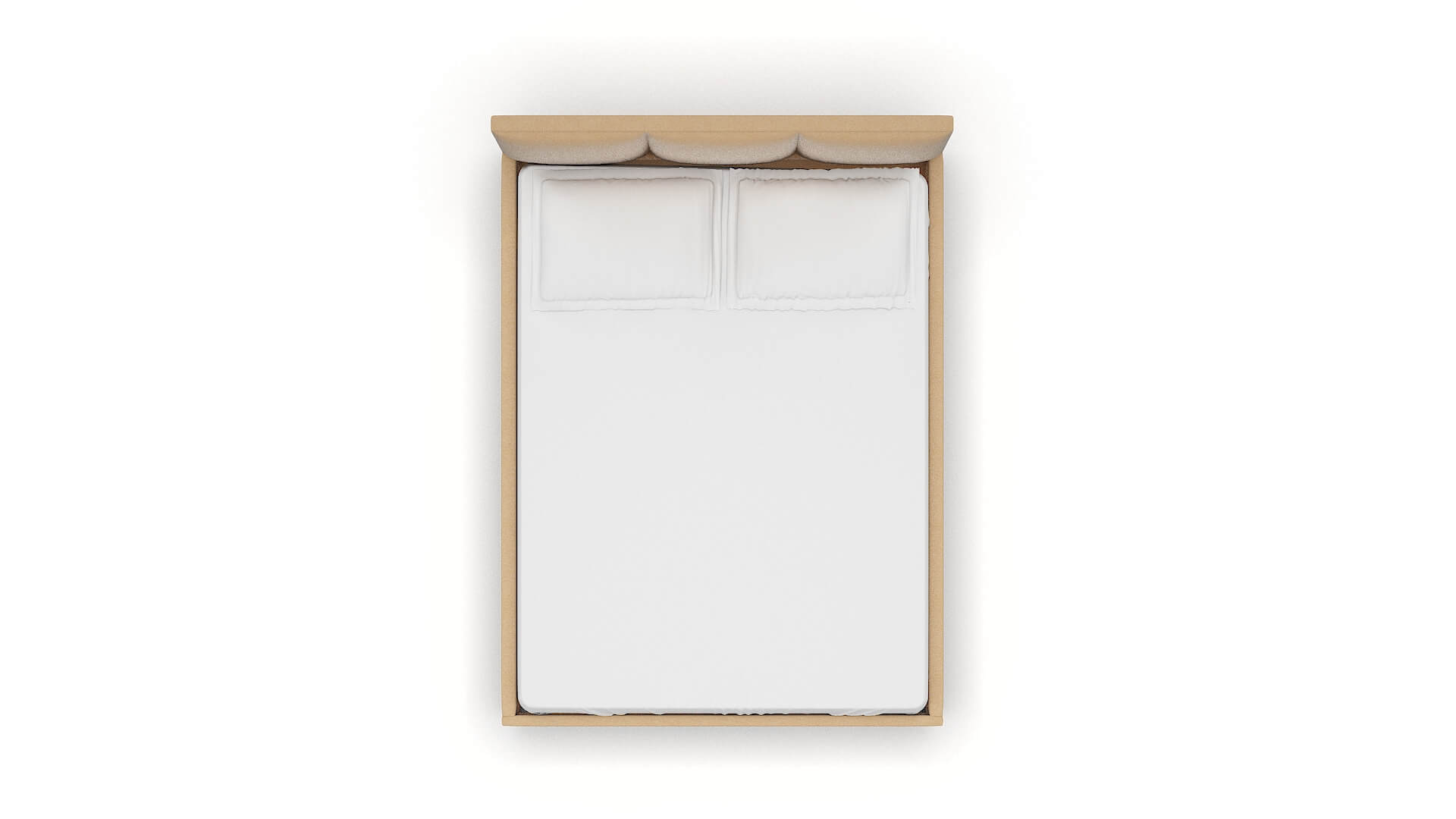 Mia Bella Coffee Bed Queen Top