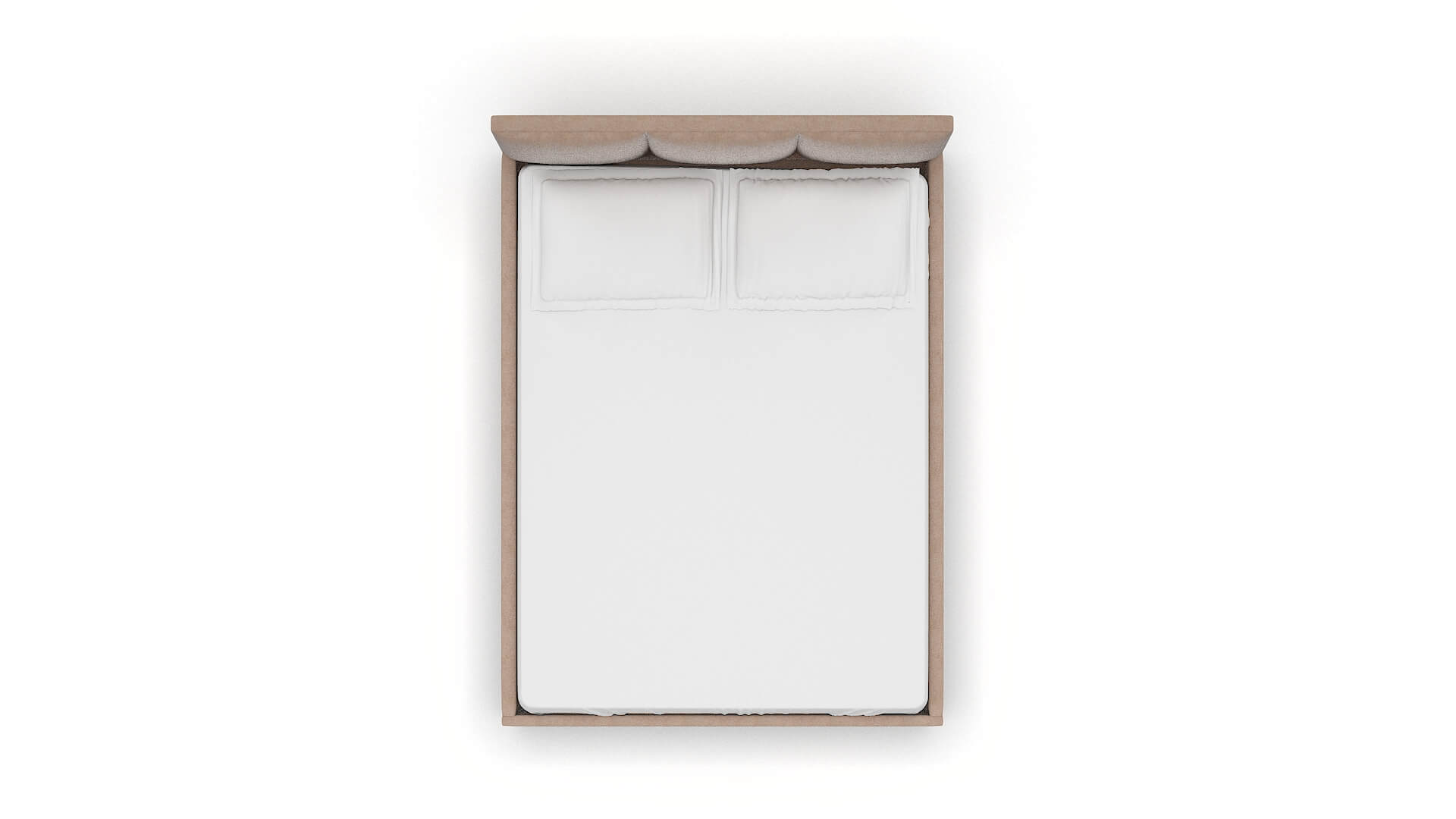 Mia Bella Pewter Bed Queen Top