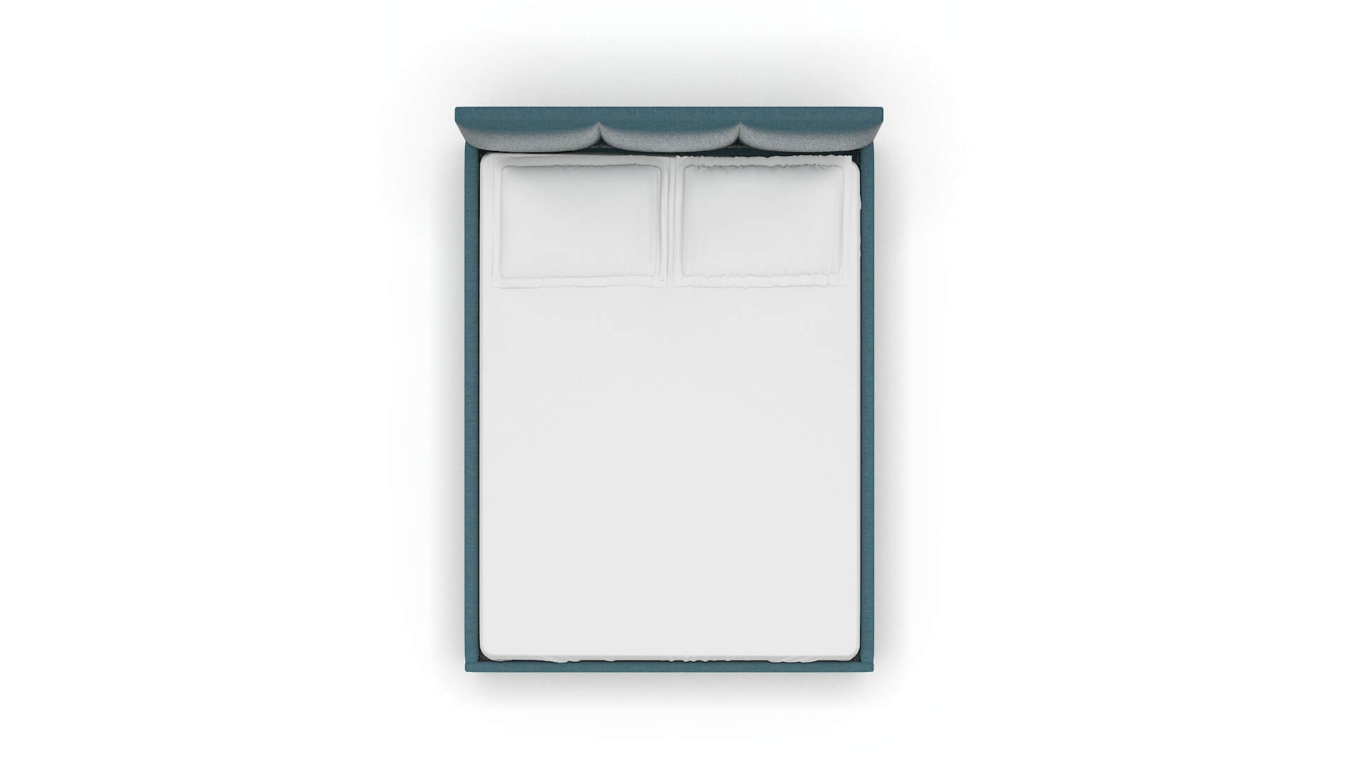 Mia Cosmo Teal Bed Queen Top