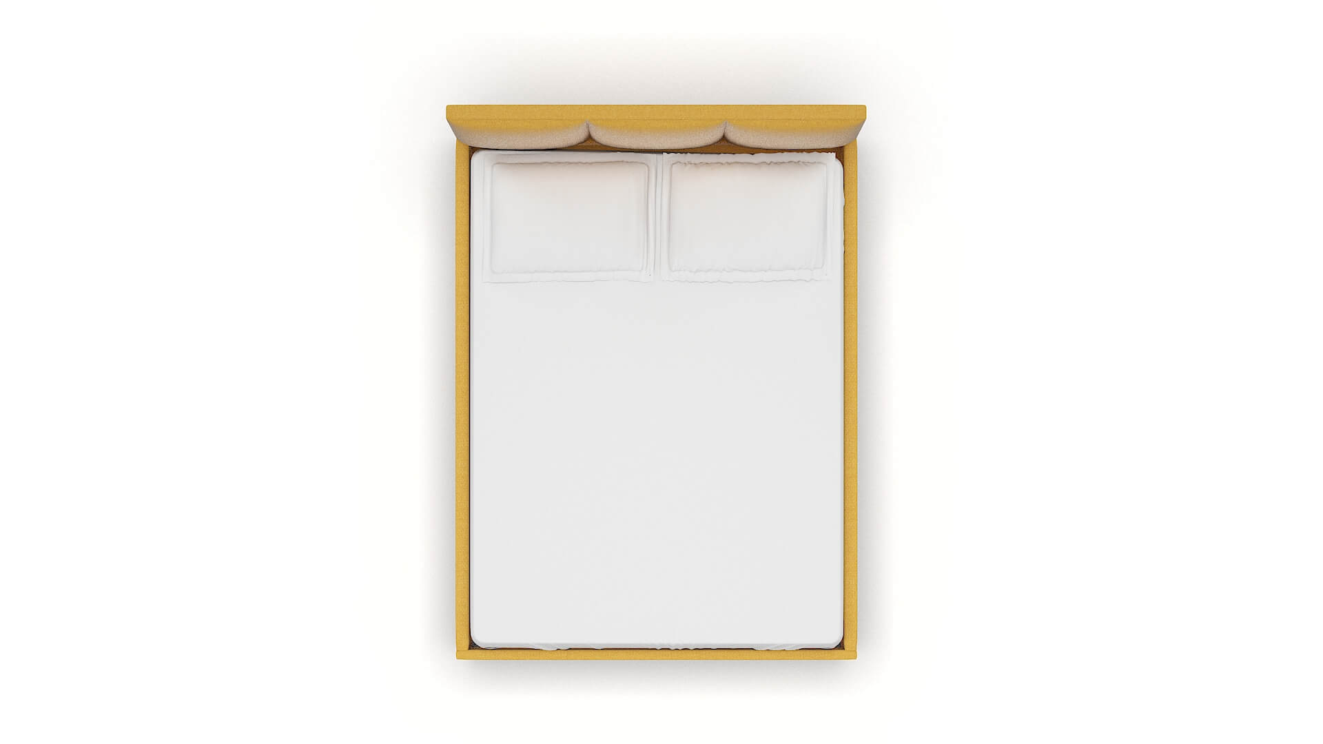 Mia Portland Dijon Bed Queen Top