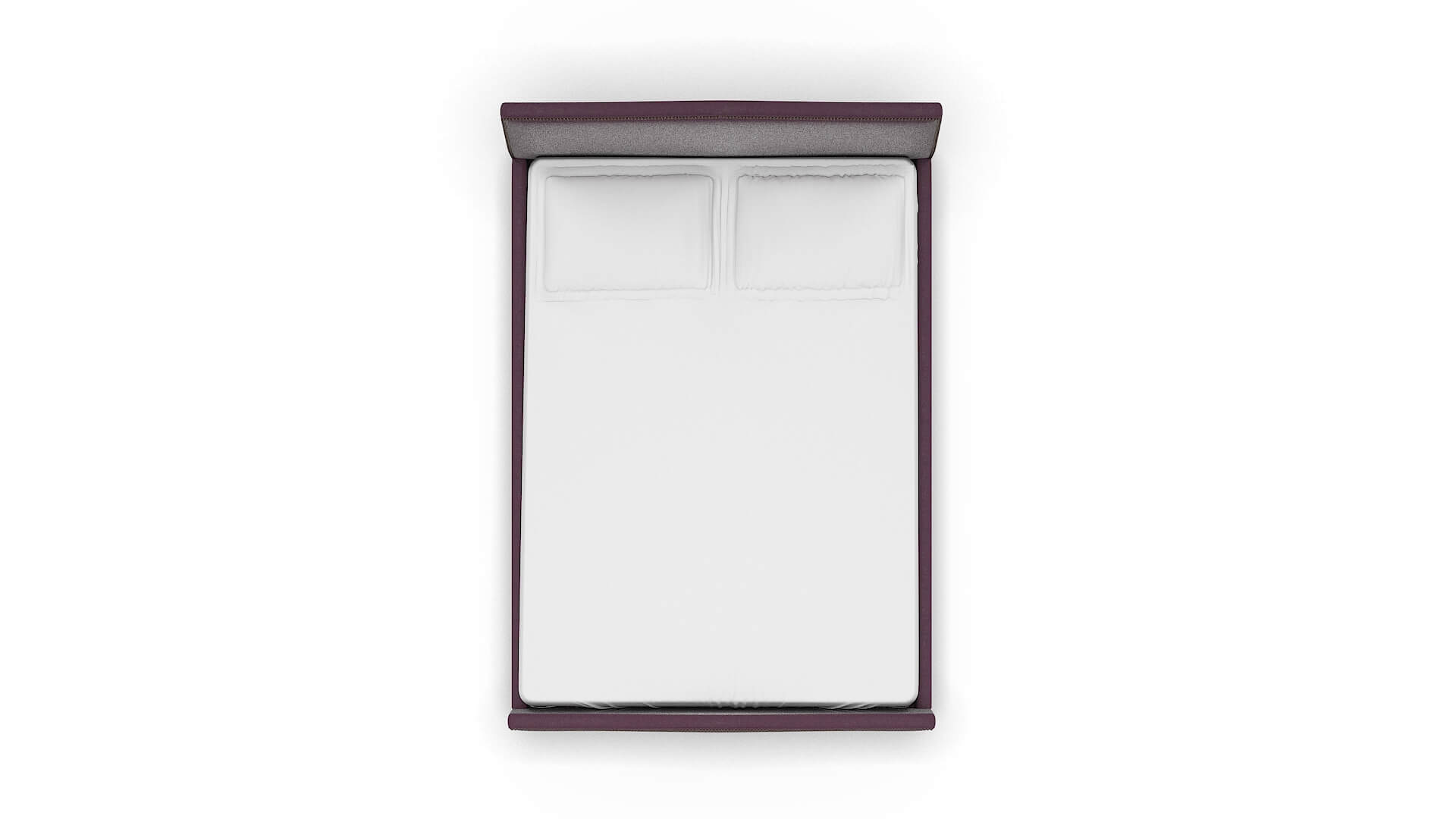 Prato Bella Aubergine Bed Queen Top