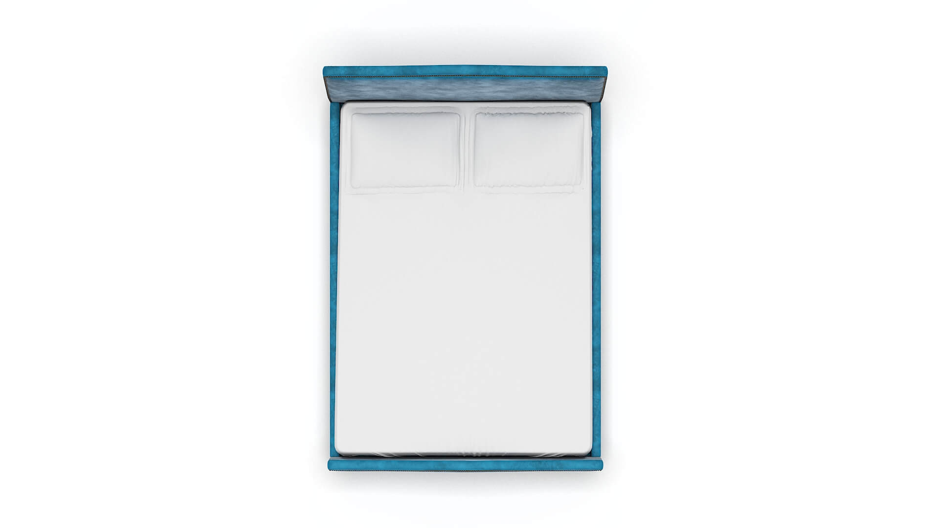 Prato Buzz Teal Bed Queen Top