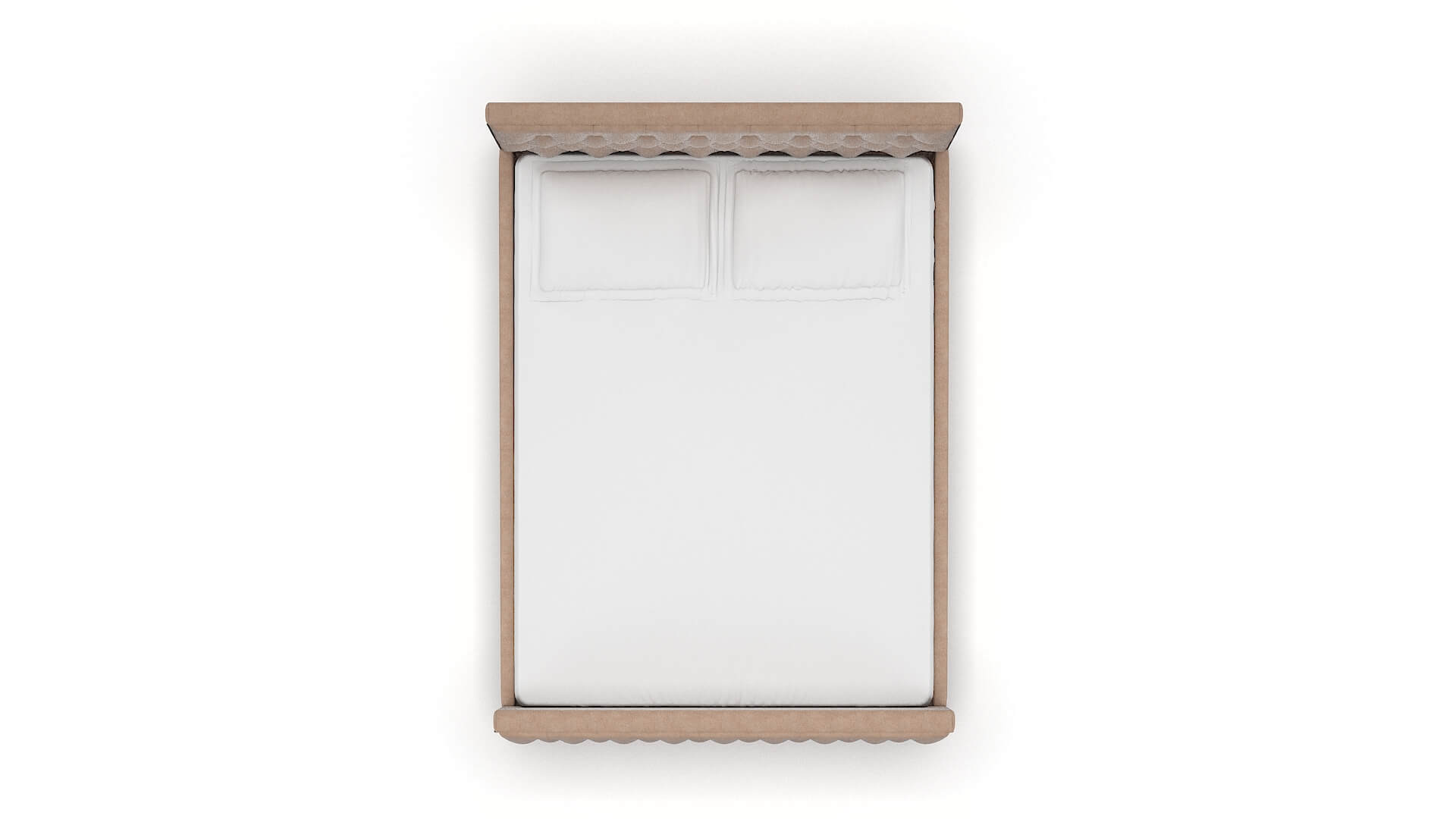 Rimini Bella Cocoa Bed Queen Top