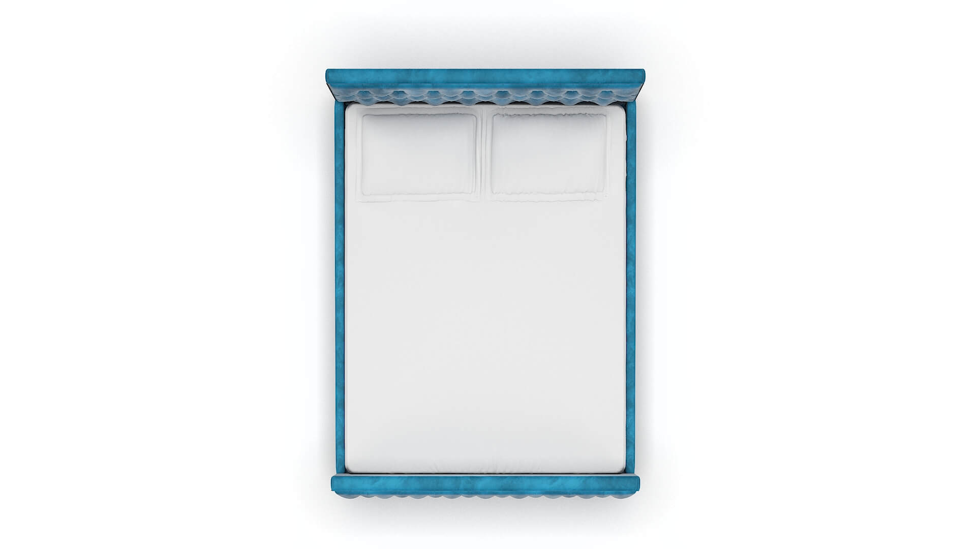 Rimini Buzz Teal Bed Queen Top