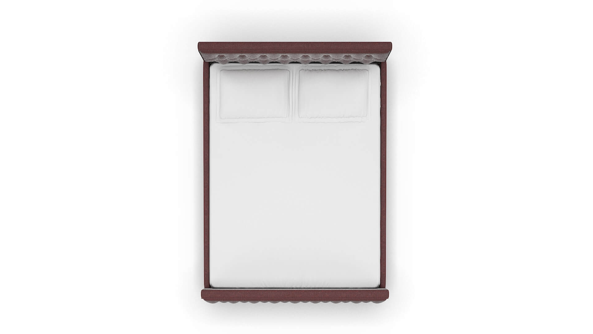 Rimini Derby Berry Bed Queen Top