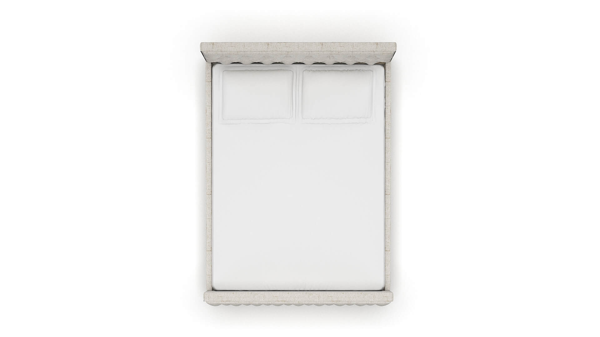 Rimini Derby Taupe Bed Queen Top