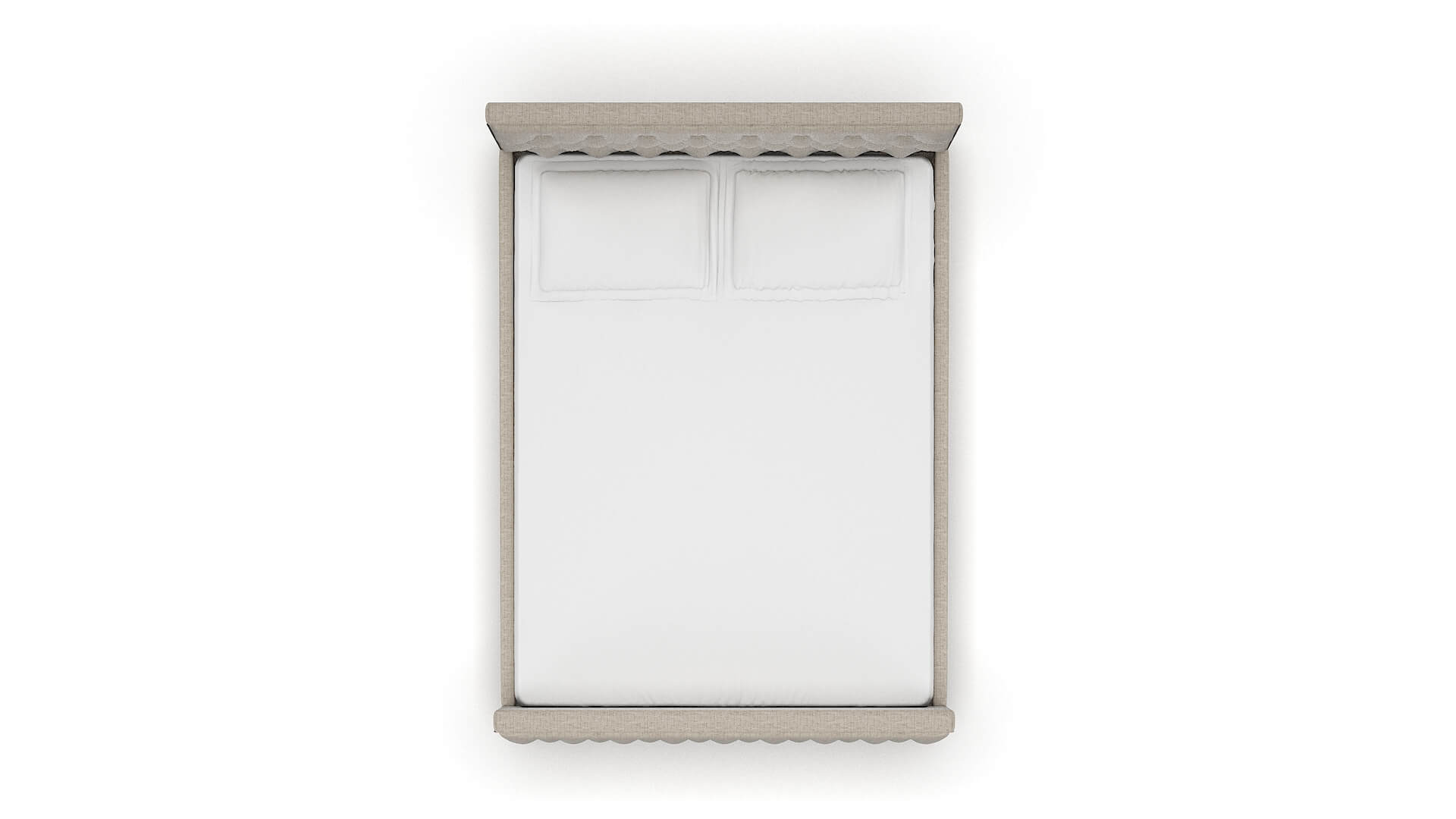 Rimini Parker Wheat Bed Queen Top