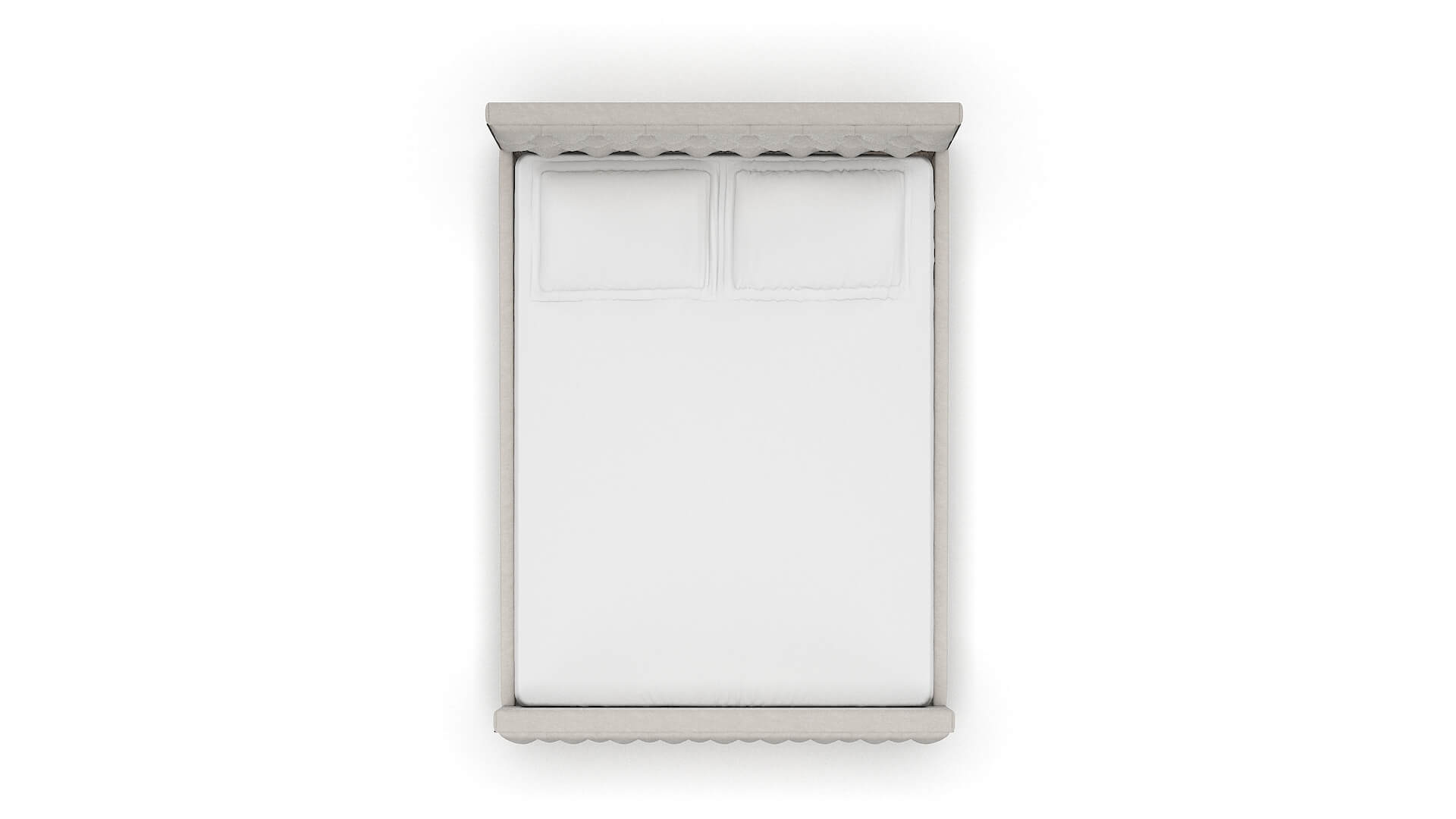 Rimini Suave Dove Bed Queen Top