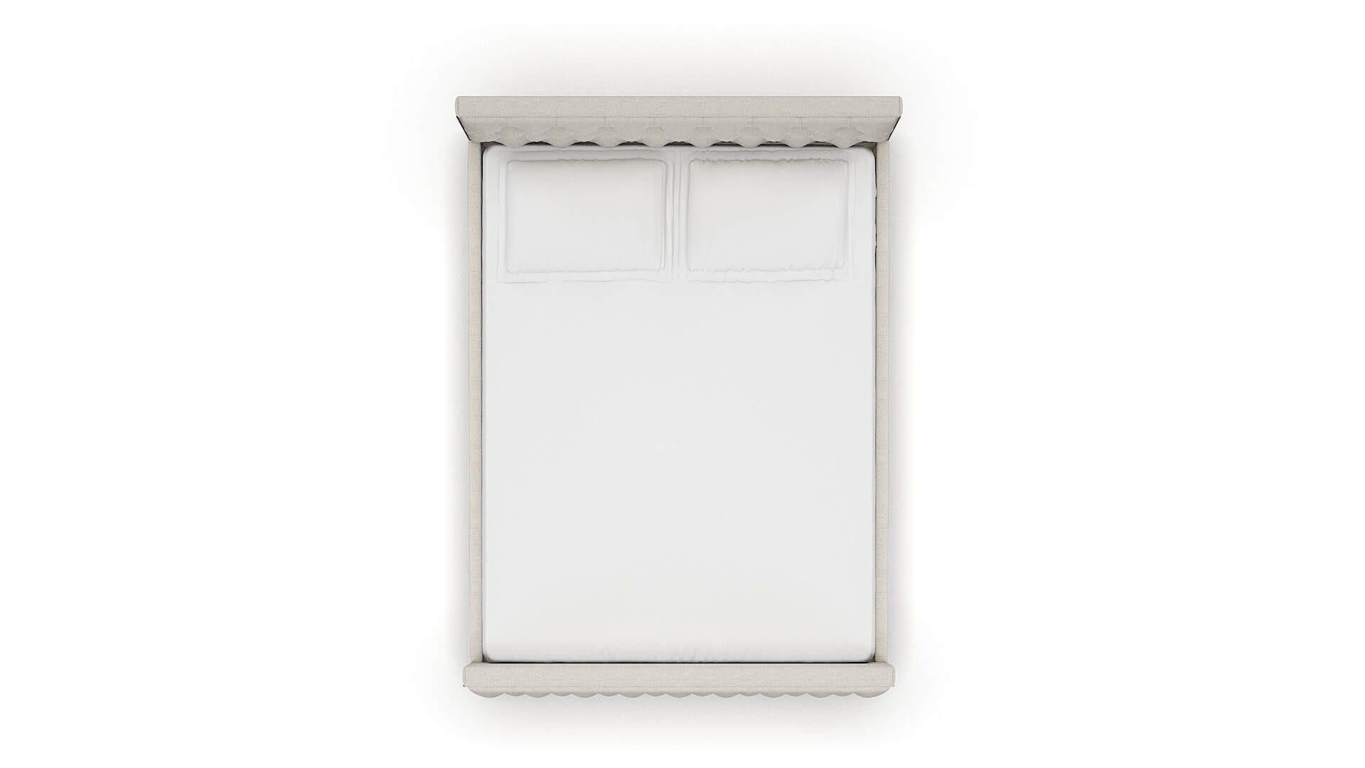 Rimini Venus Cream Bed Queen Top