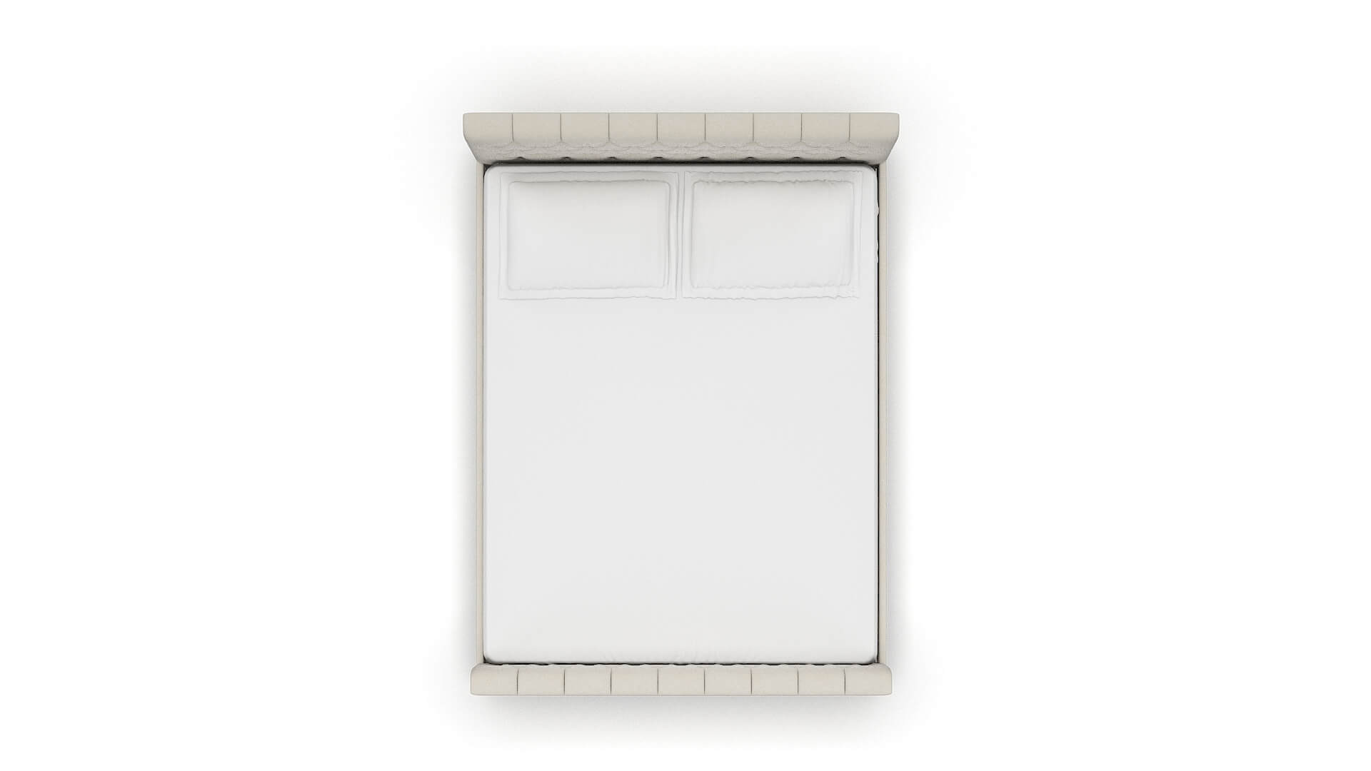 Sophia Bungalow Ivory Bed Queen Top