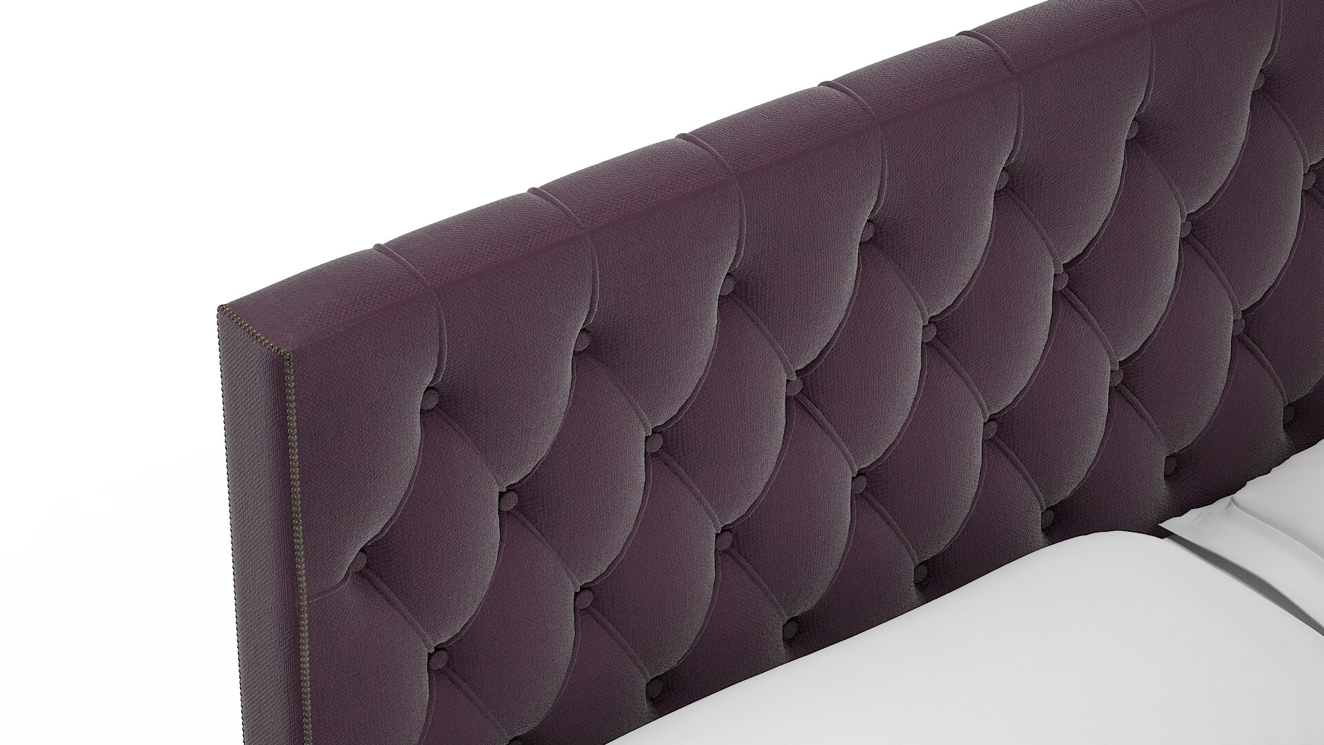 Aida Bella Aubergine Bed Top Down